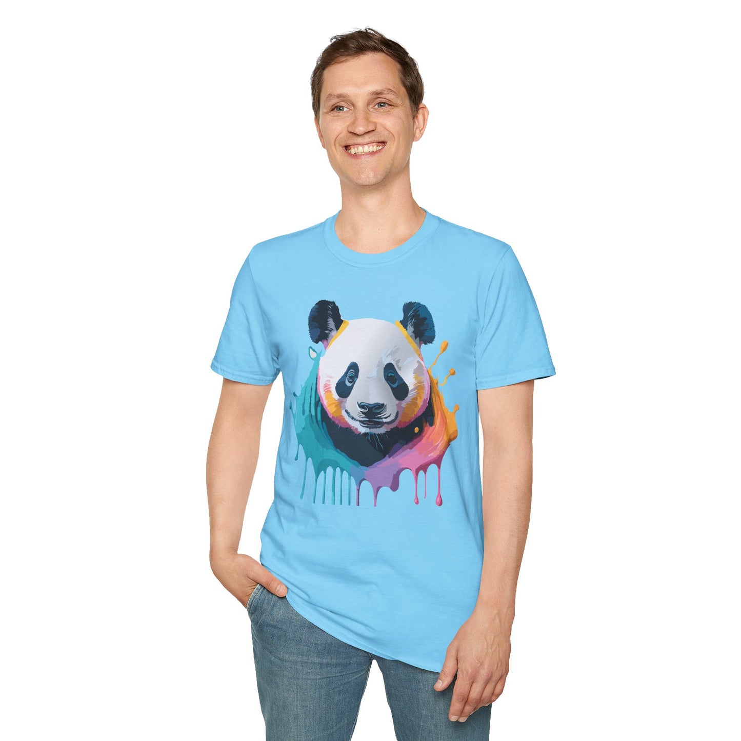 Panda Shirt, T Shirt with Panda, Animal Shirt, Tee Shirt with Animals