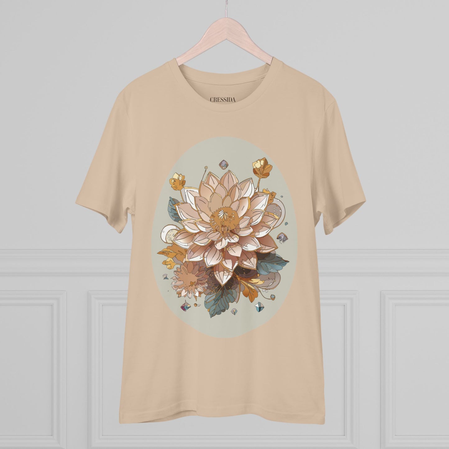 Organic T-shirt with Flower