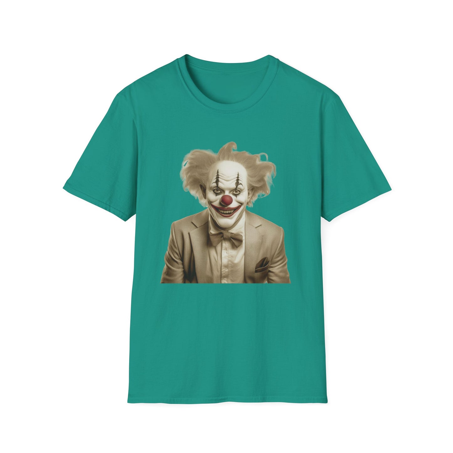 Clown Shirt, T Shirt with Clown, Funny Man Shirt, Tee Shirt with Funny Man, Circus Shirt, Shirt with Circus, Scary Man Shirt, Shirt with Scary Man