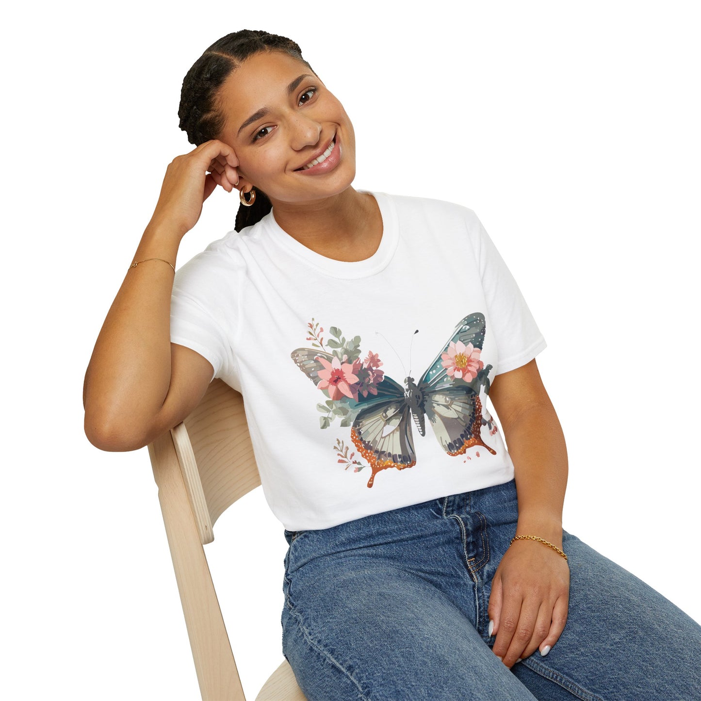 Butterfly Shirt, T Shirt with Butterfly, Monarch Shirt