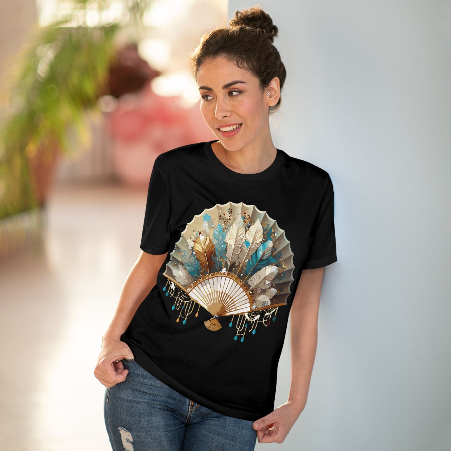 Organic T-shirt with Fan