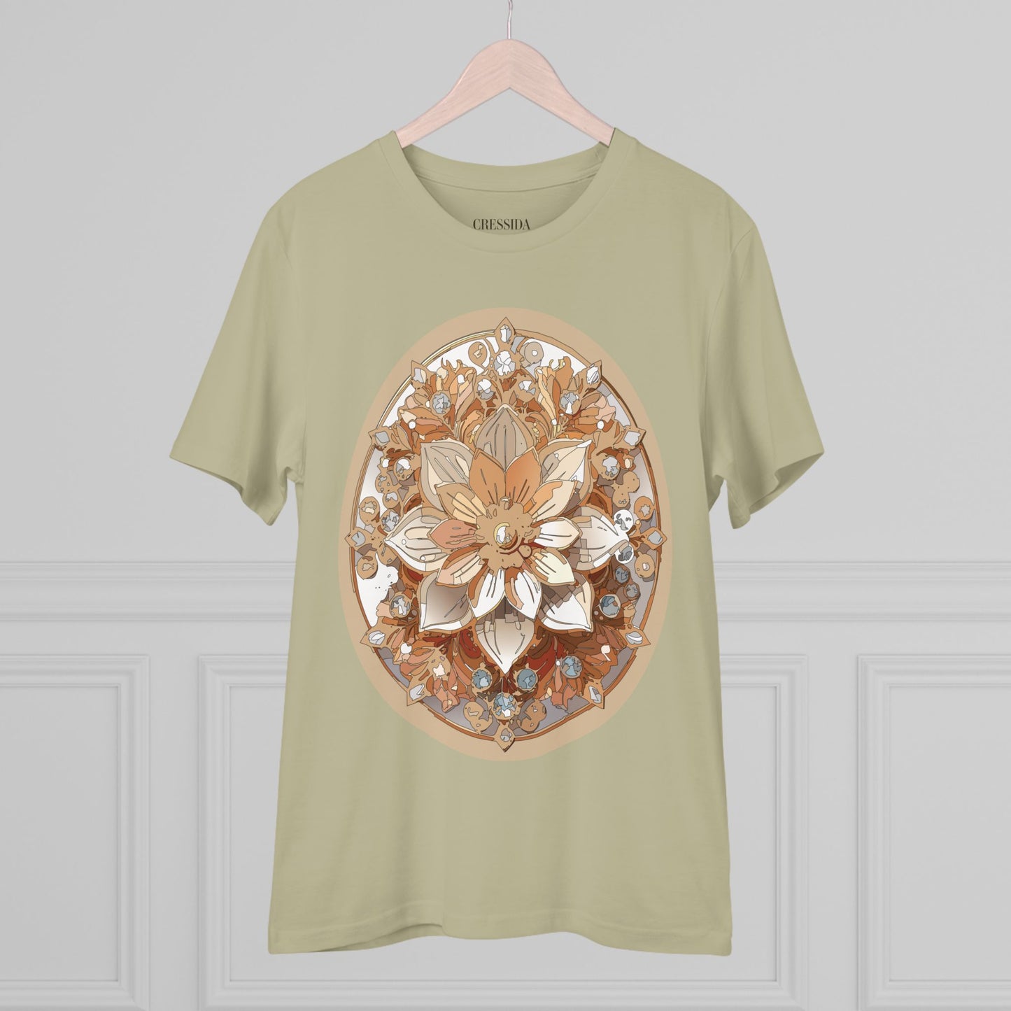 Organic T-shirt with Flower