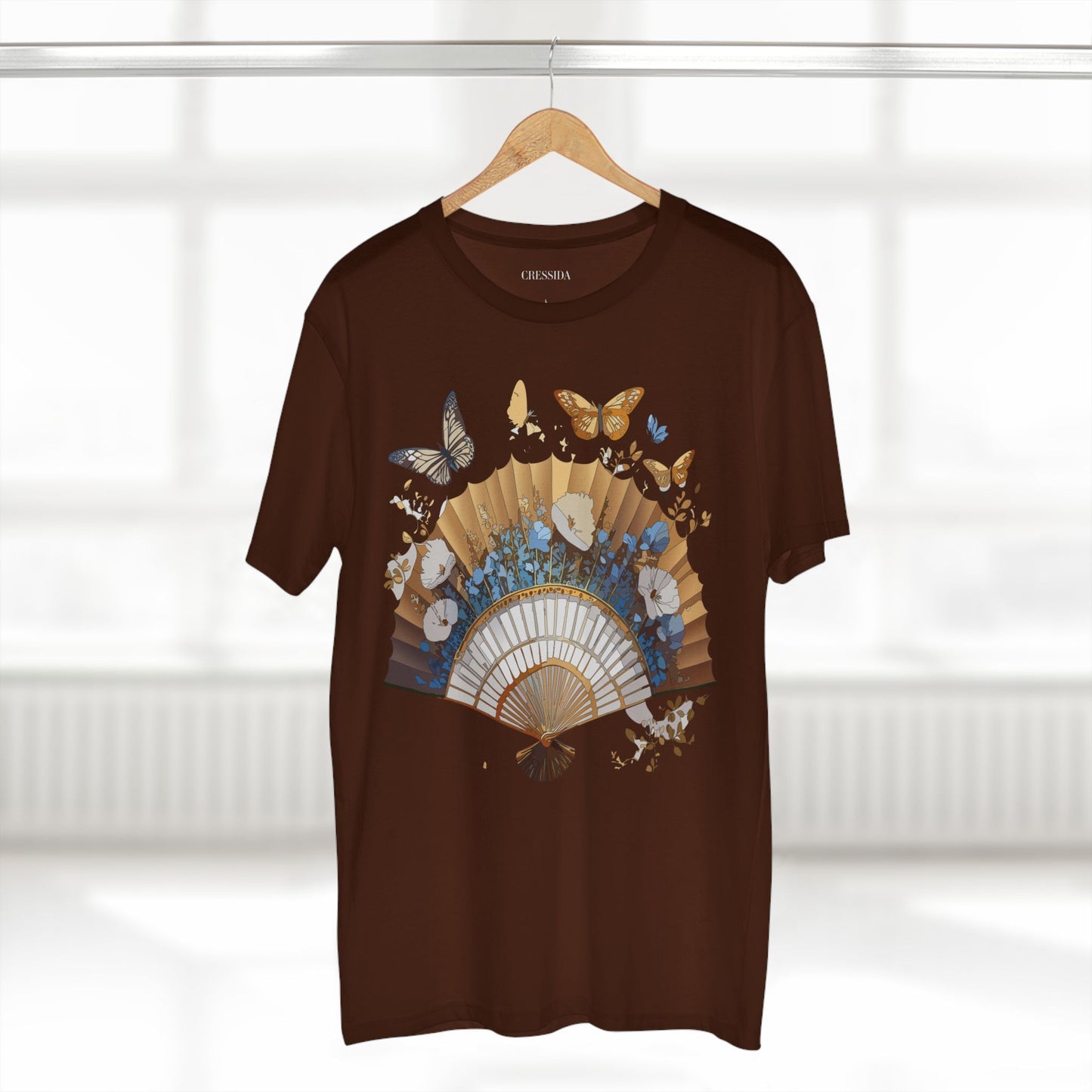 Fan shirt, Shirt with Fan, Tee Shirt with Antique Fan