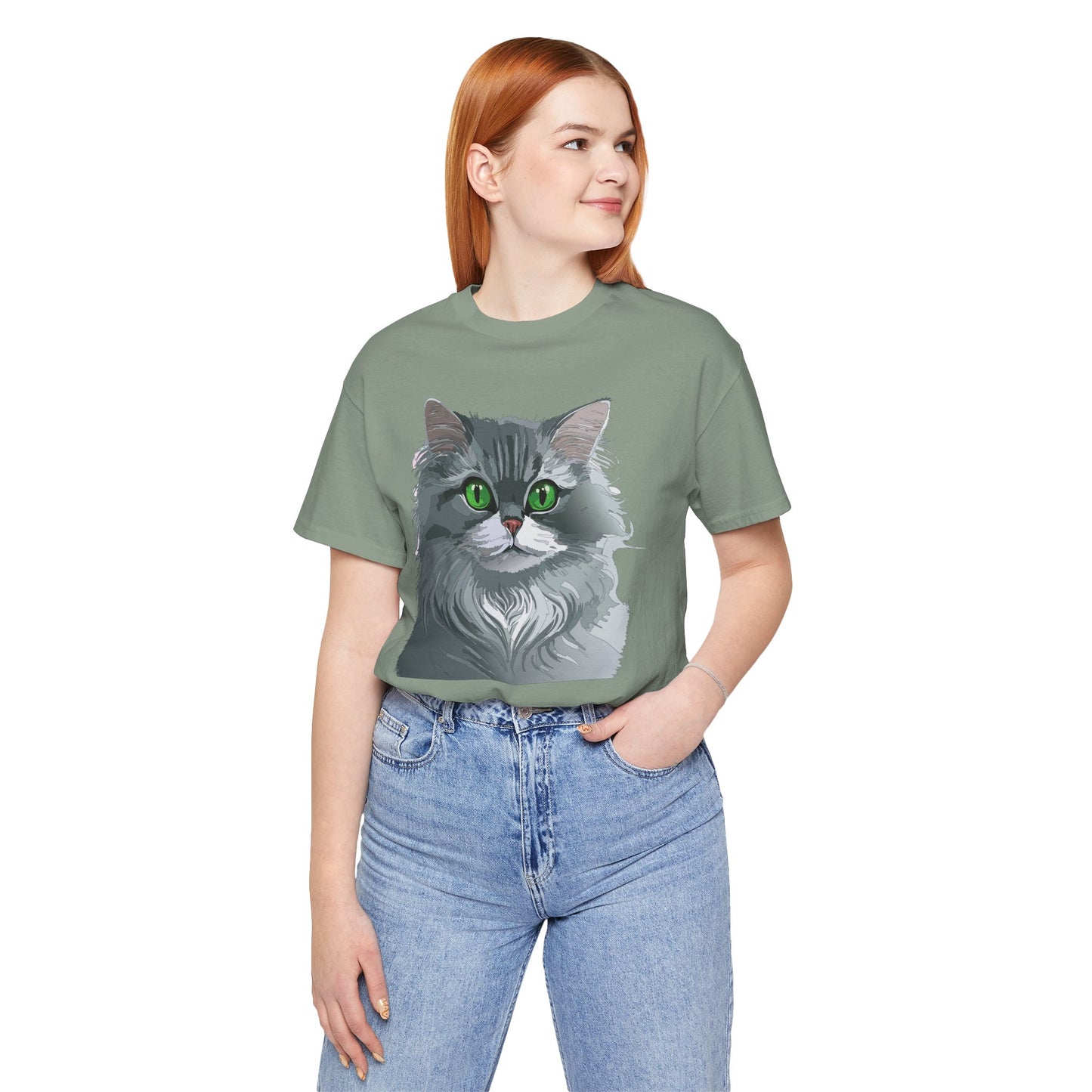 Unisex Animal Shirt, Tee Shirt with Animals, Art Design Tee Shirt, Wild Animals Shirt