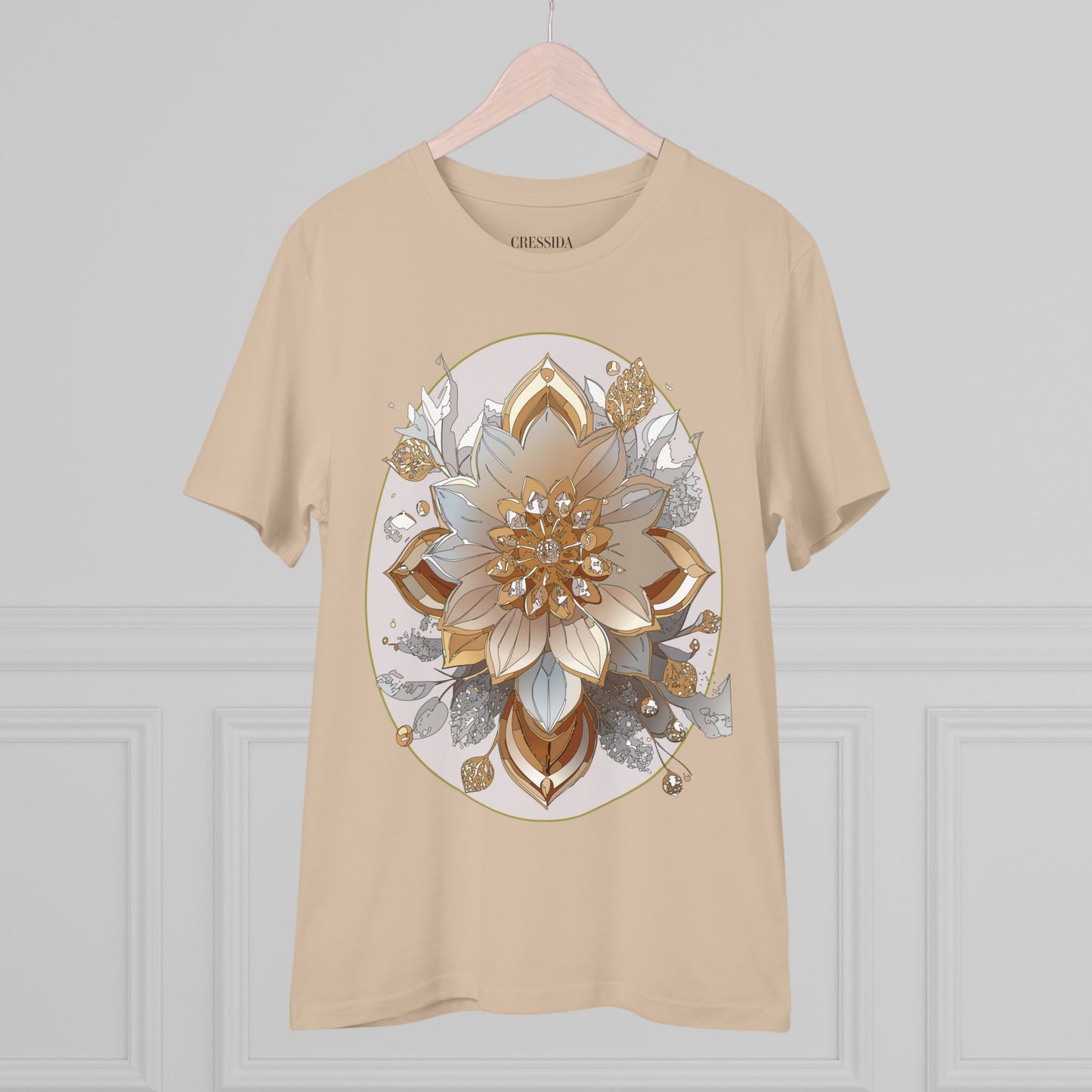 Organic T-shirt with Flower