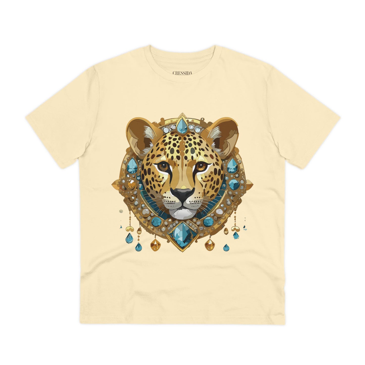 Organic T-shirt with Animals - Cheetah