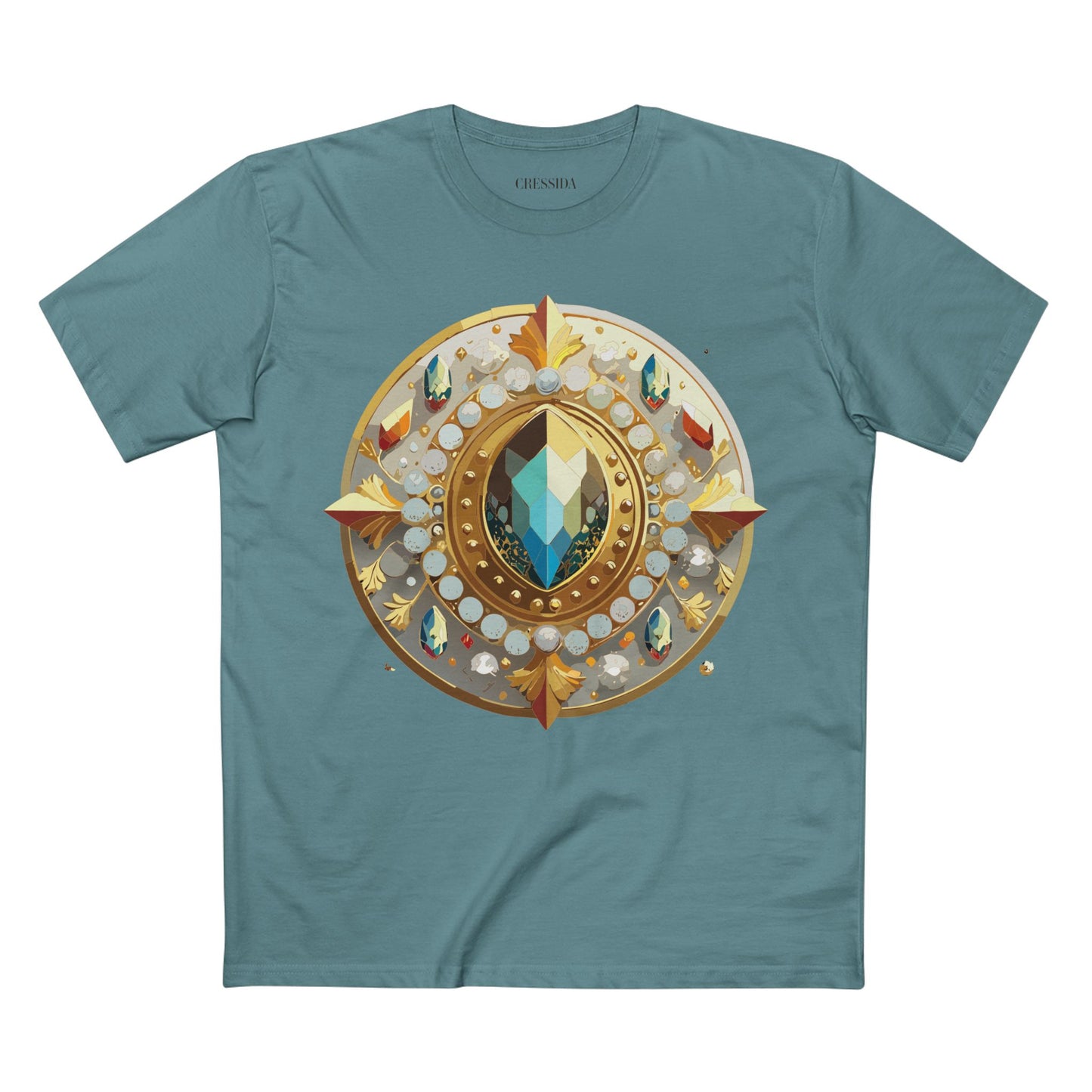 Medallion Shirt, Shirt with Medallion, Tee Shirt with Medal