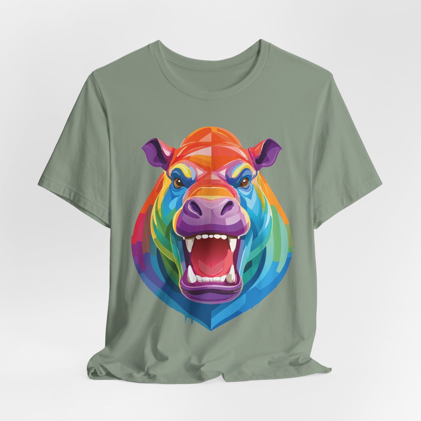 Unisex Animal Shirt, Tee Shirt with Animals, Art Design Tee Shirt, Wild Animals Shirt