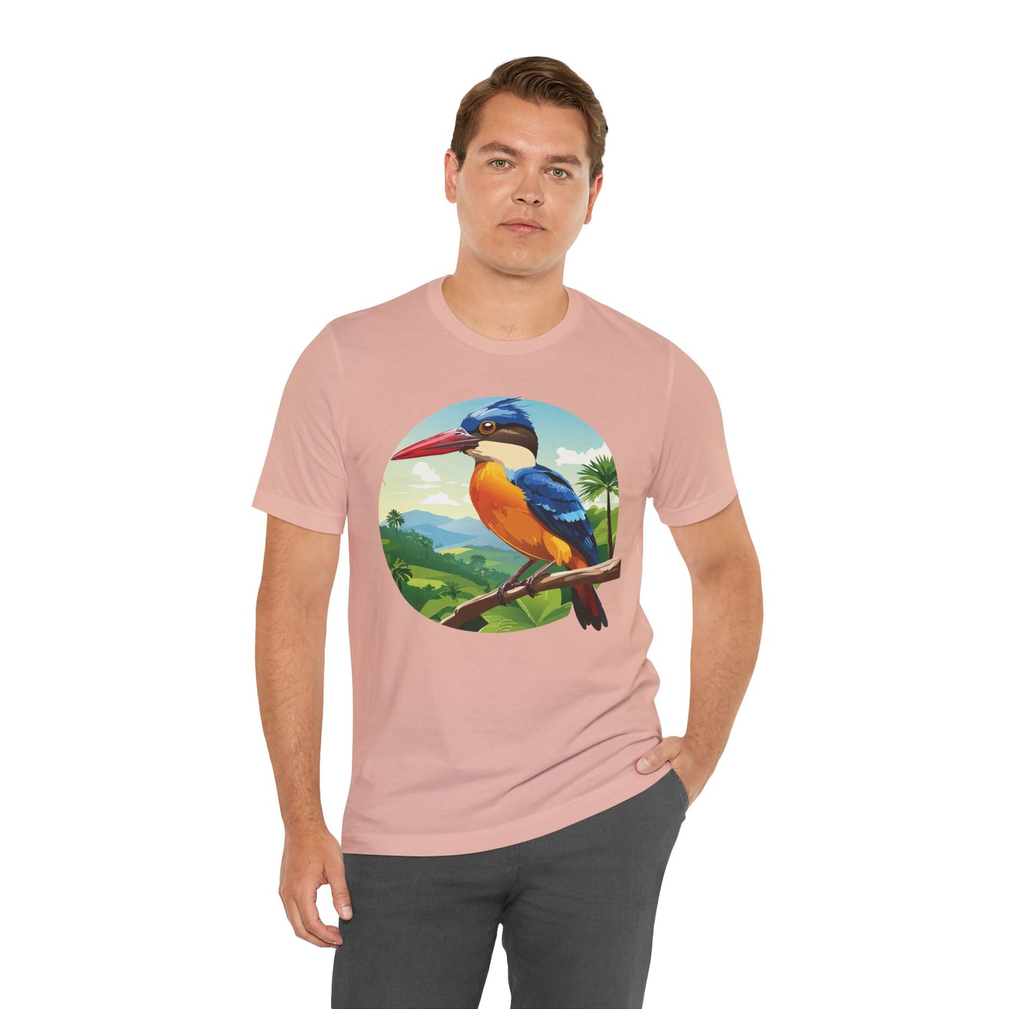 Unisex Animal Shirt, Tee Shirt with Animals, Art Design Tee Shirt, Wild Animals Shirt