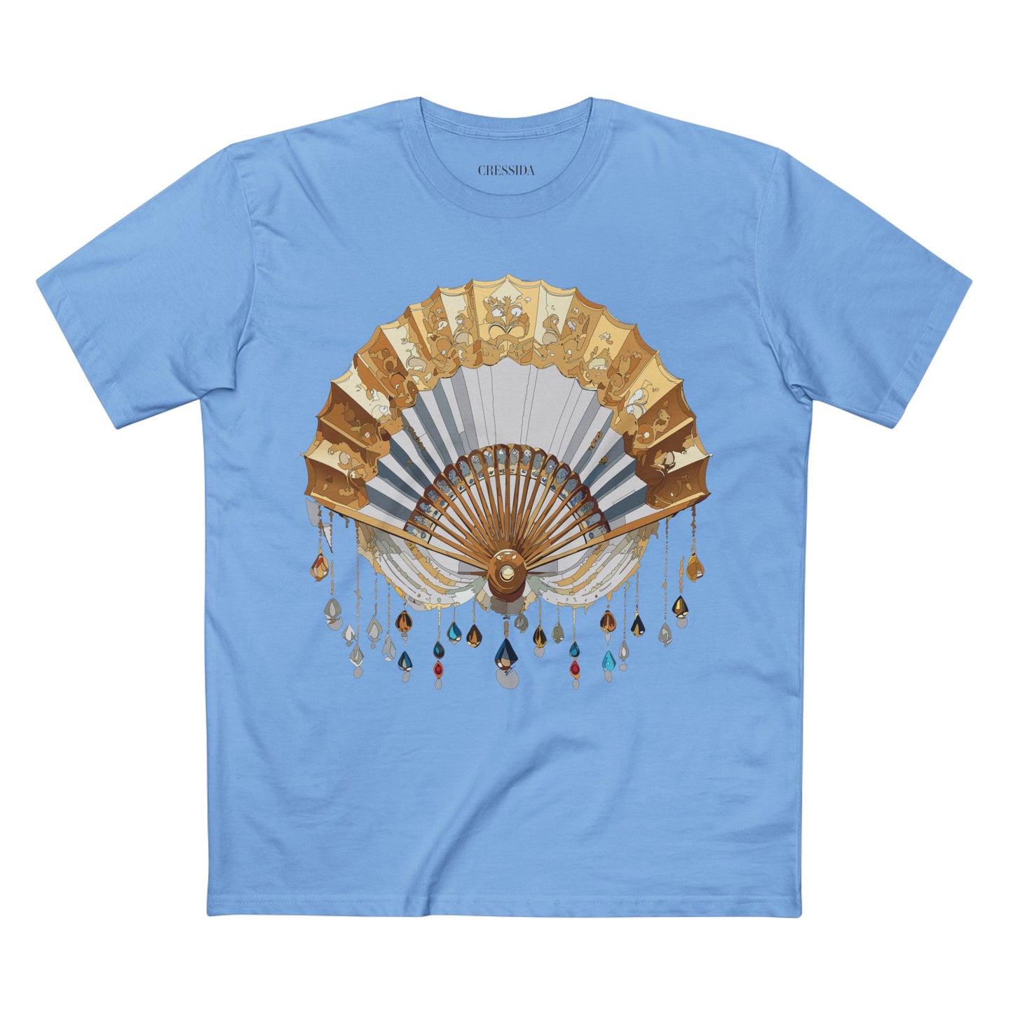 Fan shirt, Shirt with Fan, Tee Shirt with Antique Fan