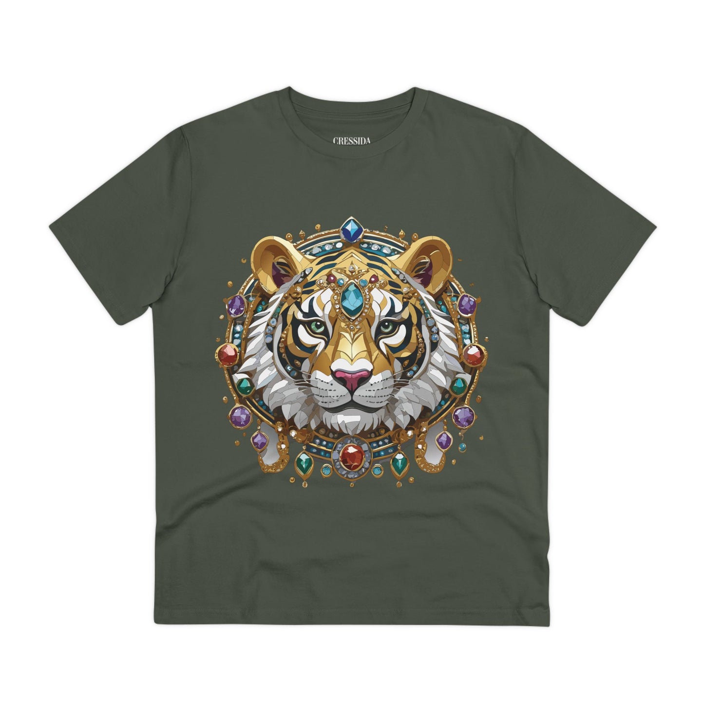 Organic T-shirt with Animals - Tiger