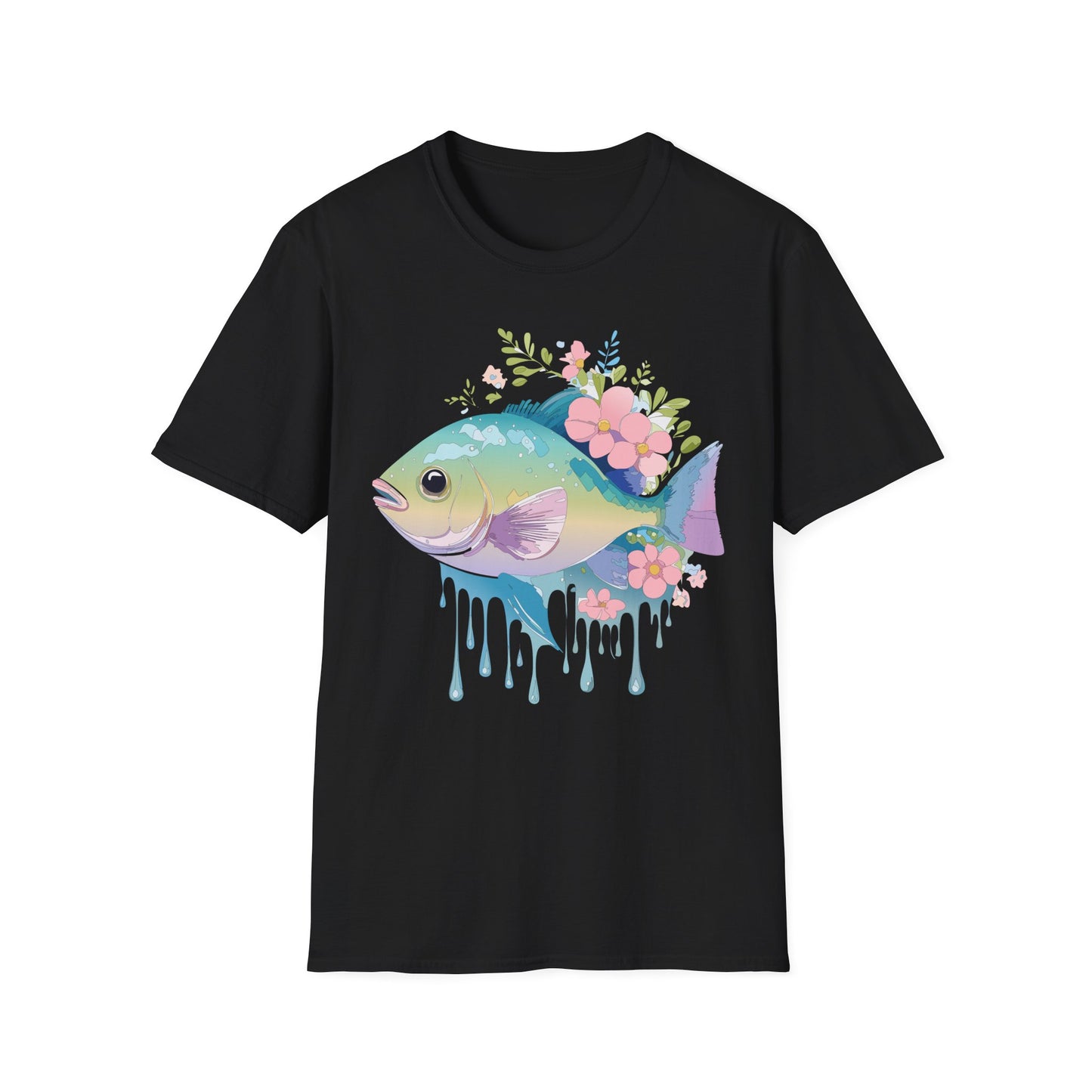 Fish Art Design Shirt, T Shirt with Fish, Graphic Shirt, Tee Shirt with Graphic Design, Shirt with Fish Graphic Art