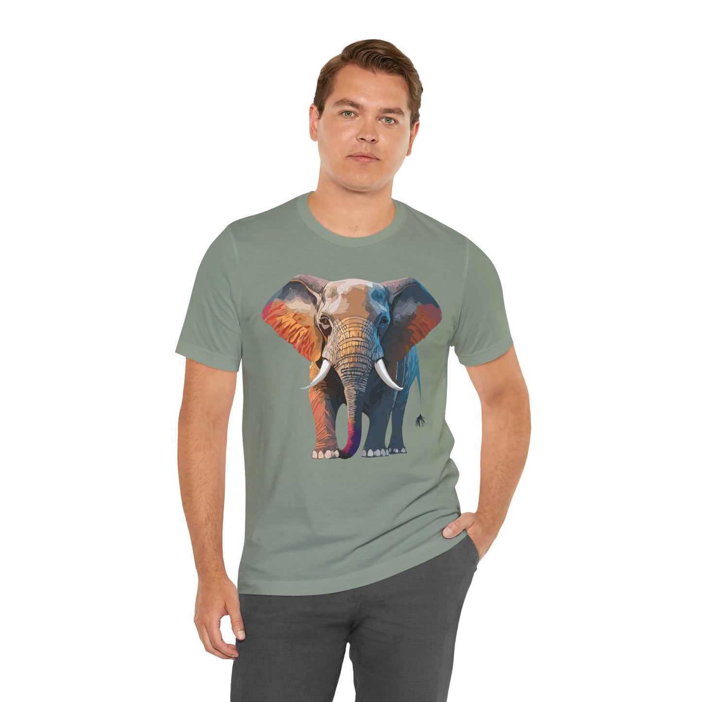 Unisex Animal Shirt, Tee Shirt with Animals, Art Design Tee Shirt, Wild Animals Shirt