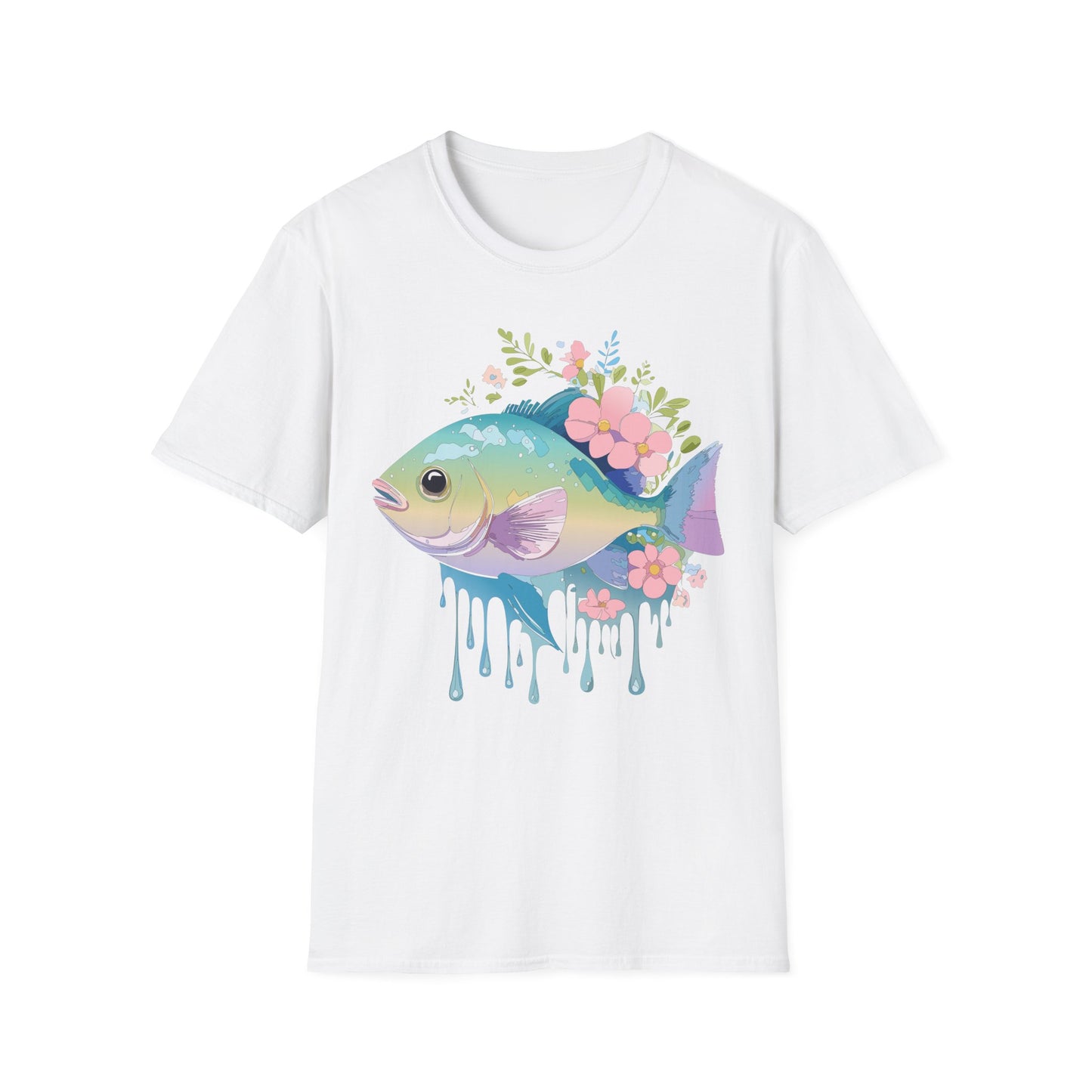 Fish Art Design Shirt, T Shirt with Fish, Graphic Shirt, Tee Shirt with Graphic Design, Shirt with Fish Graphic Art
