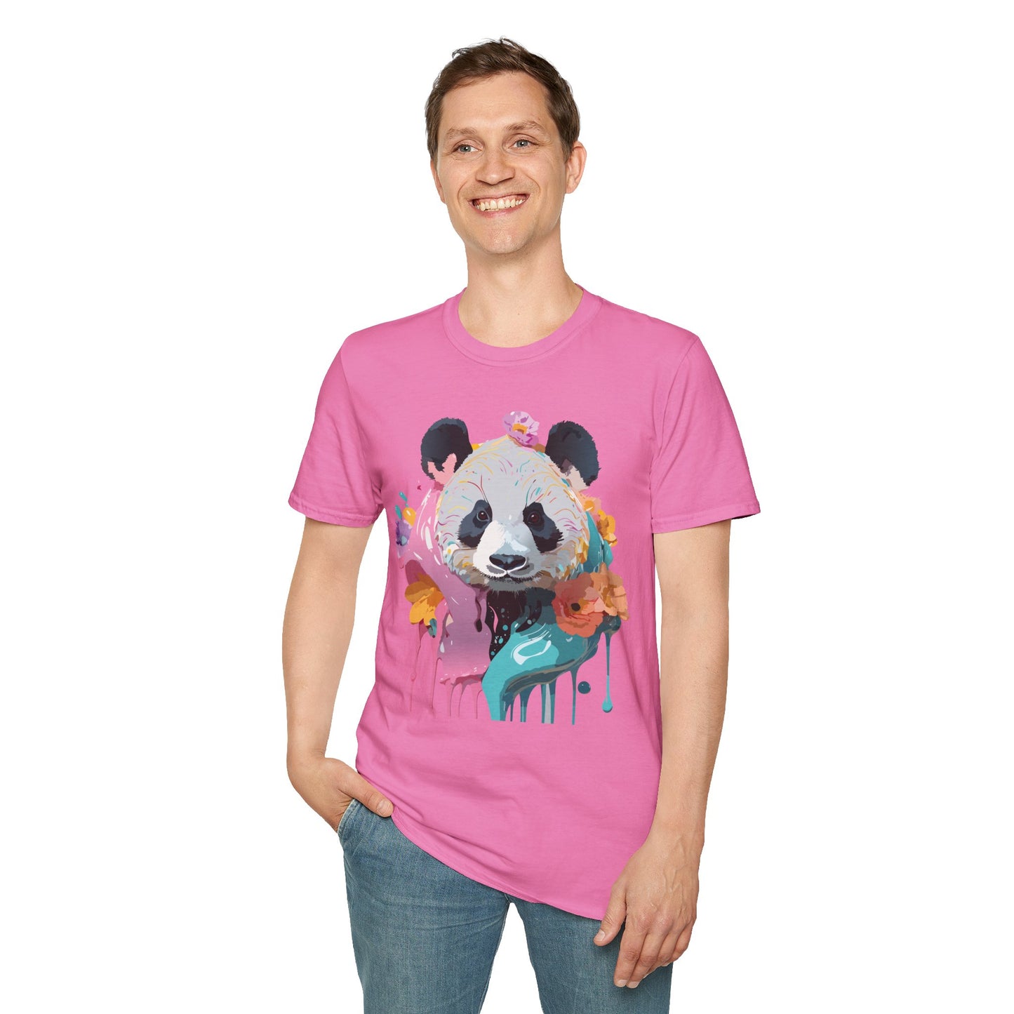 Panda Shirt, T Shirt with Panda, Animal Shirt, Tee Shirt with Animals