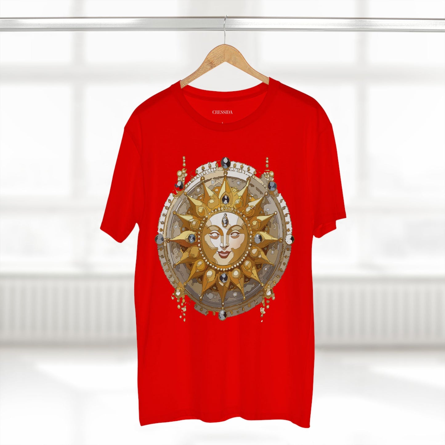 Sun Shirt, Shirt with Sun, Tee Shirt with Gold Sun