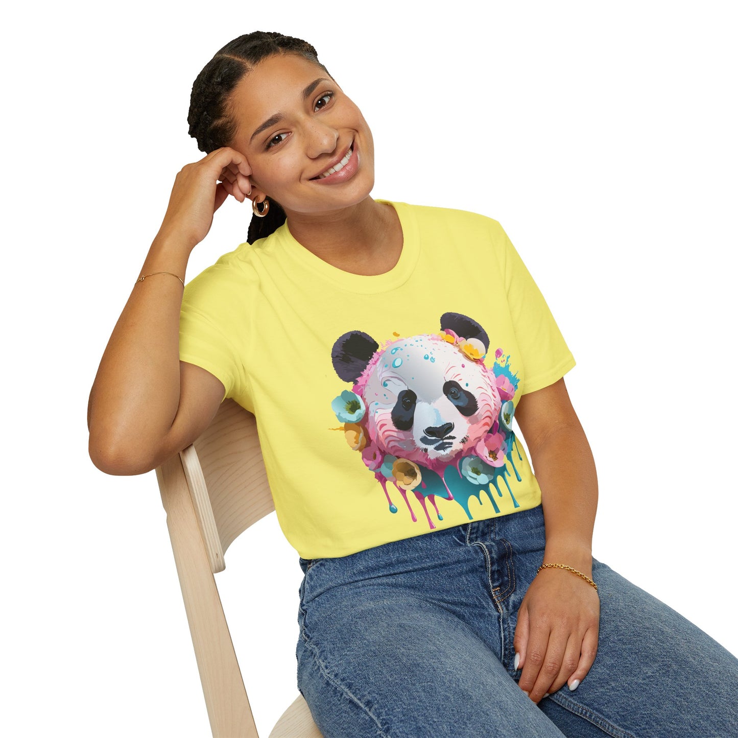 Panda Shirt, T Shirt with Panda, Animal Shirt, Tee Shirt with Animals