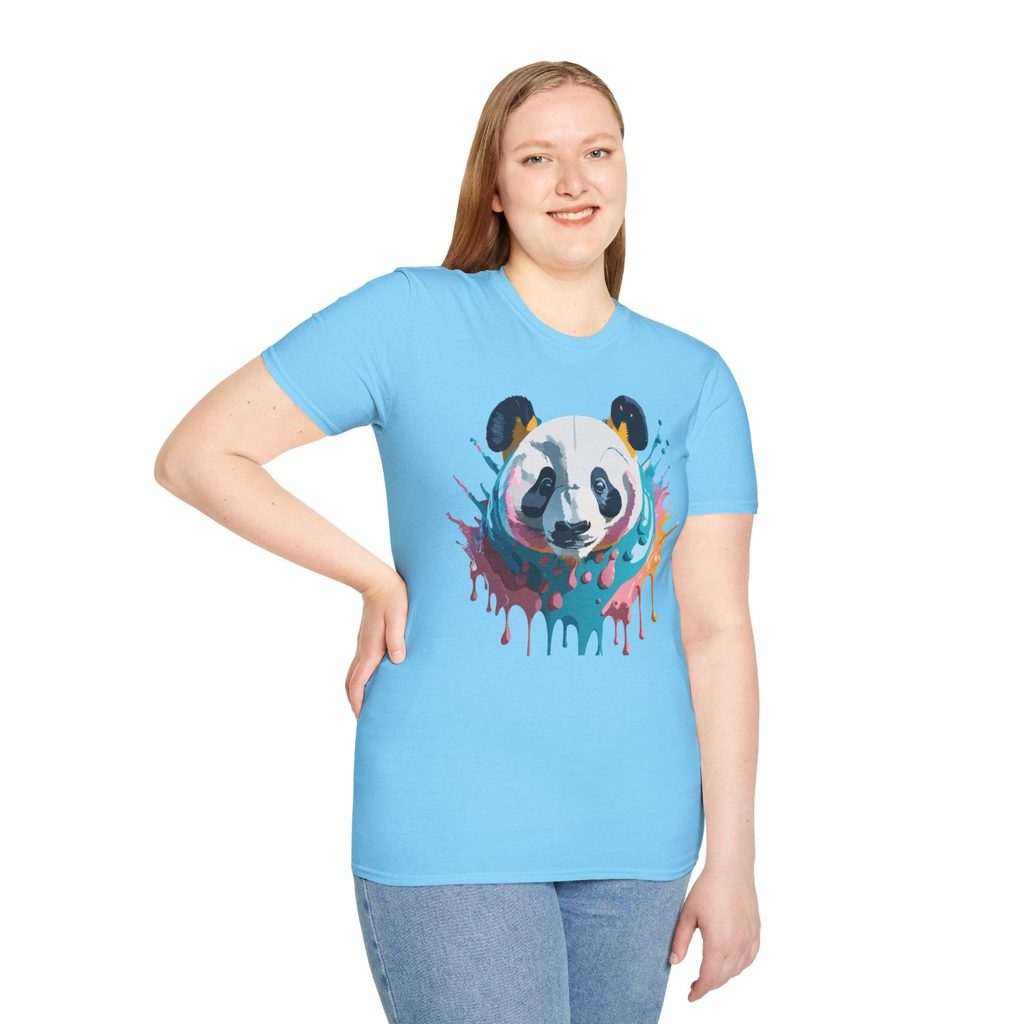 Panda Shirt, T Shirt with Panda, Animal Shirt, Tee Shirt with Animals