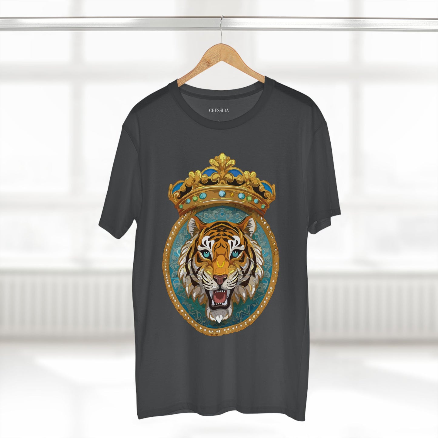 Unisex Animal Art Tee With Antique Medallion Design Premium Cotton Shirt