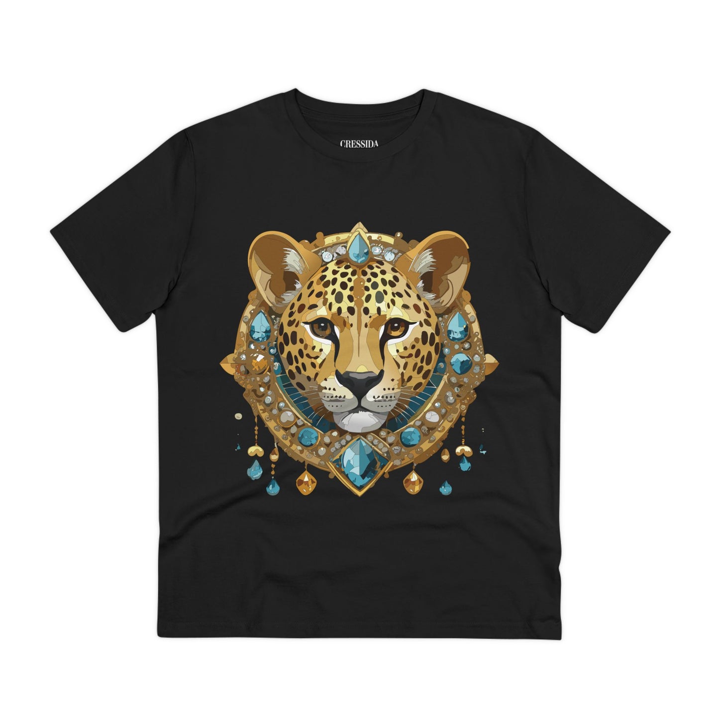 Organic T-shirt with Animals - Cheetah