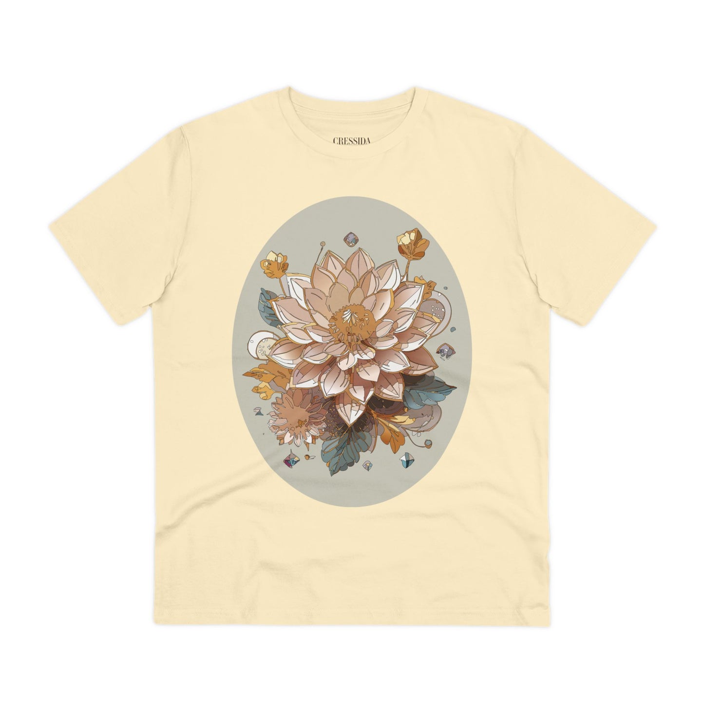 Organic T-shirt with Flower