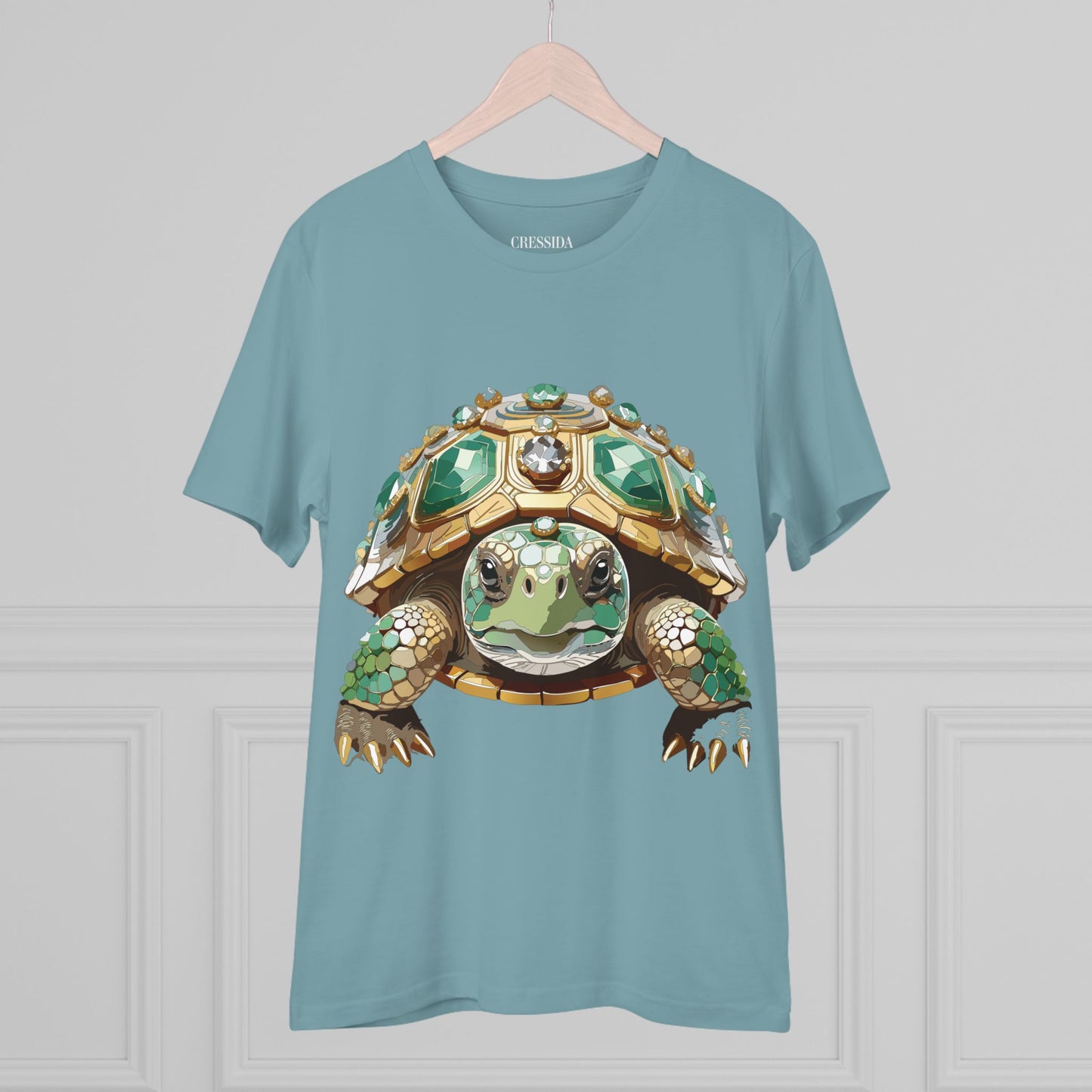 Organic T-shirt with Animals - Turtle