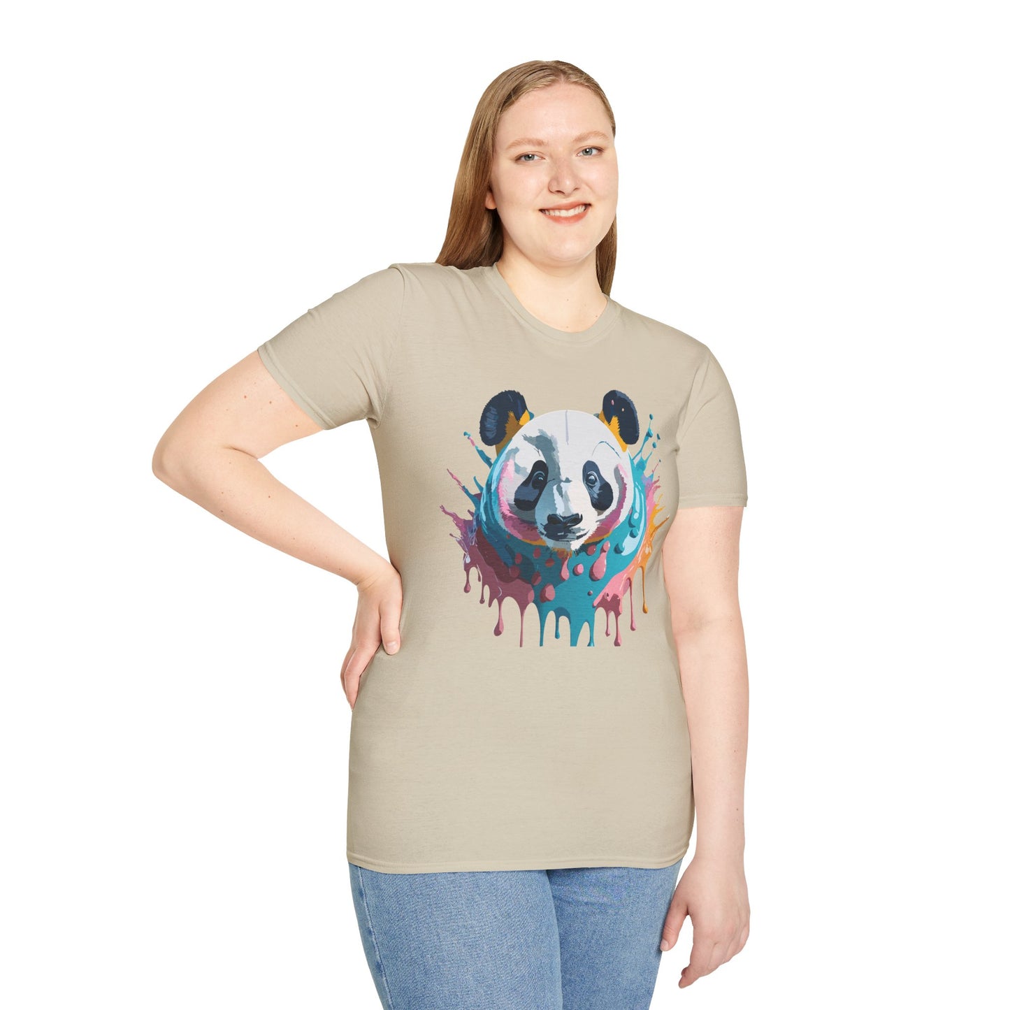 Panda Shirt, T Shirt with Panda, Animal Shirt, Tee Shirt with Animals