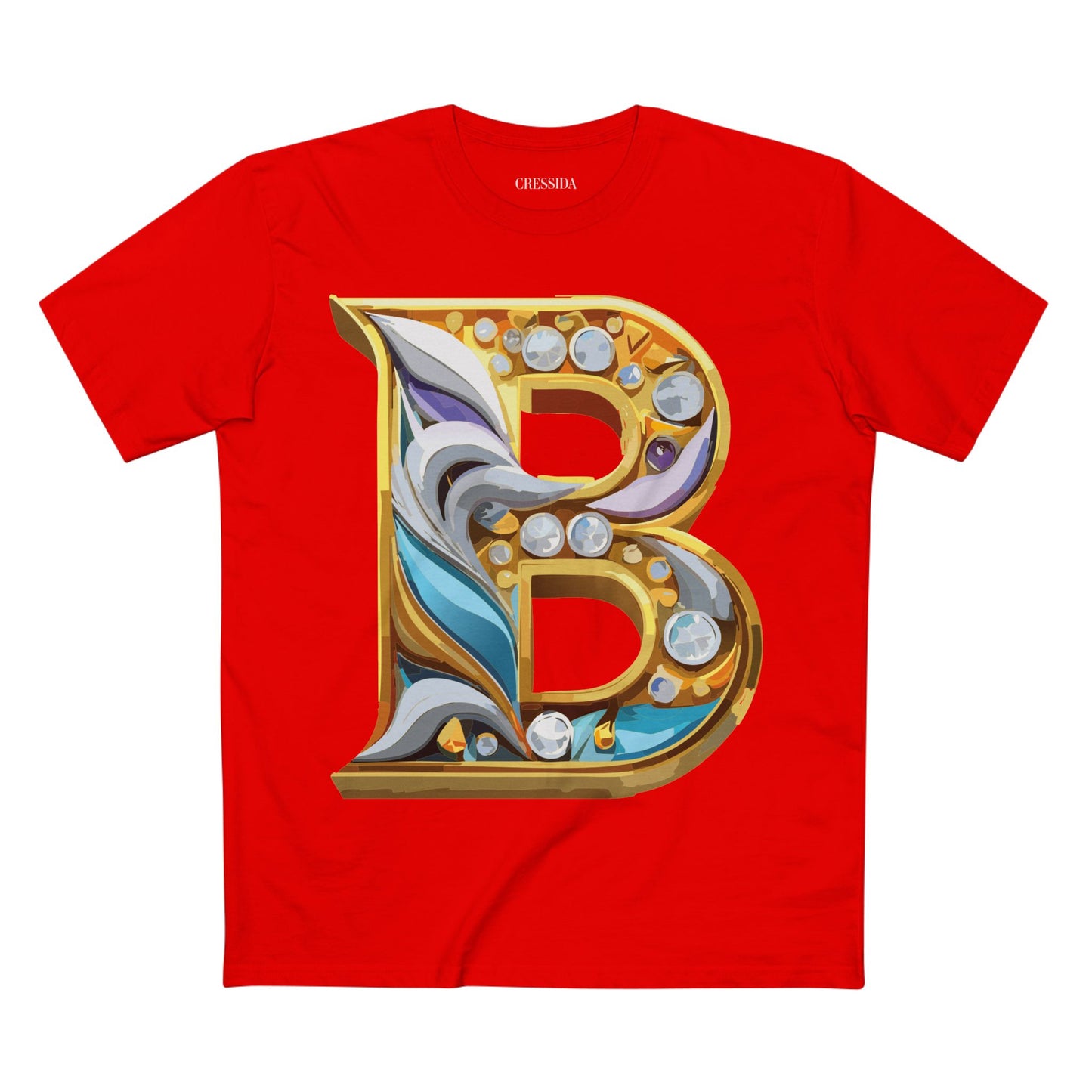 Letter Shirt, Shirt with Letters, Tee Shirt with Gold Letters