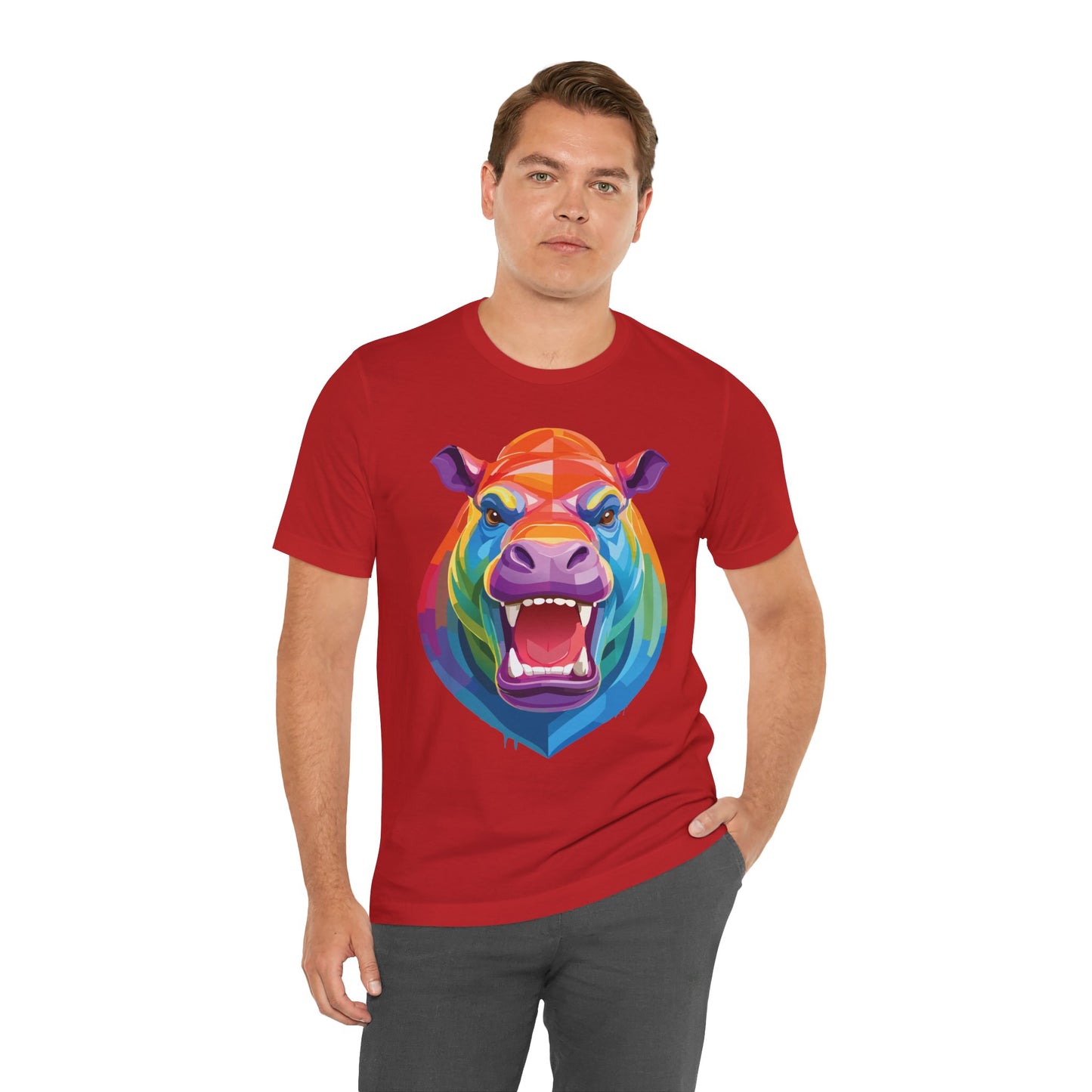 Unisex Animal Shirt, Tee Shirt with Animals, Art Design Tee Shirt, Wild Animals Shirt