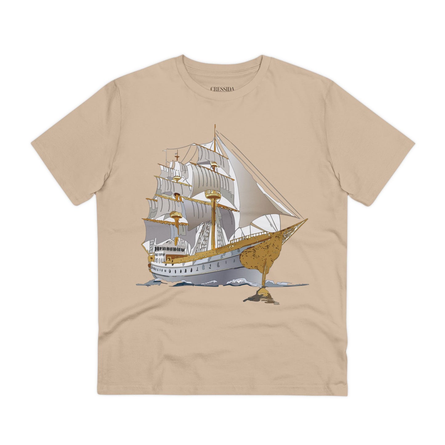 Organic T-shirt with Ship