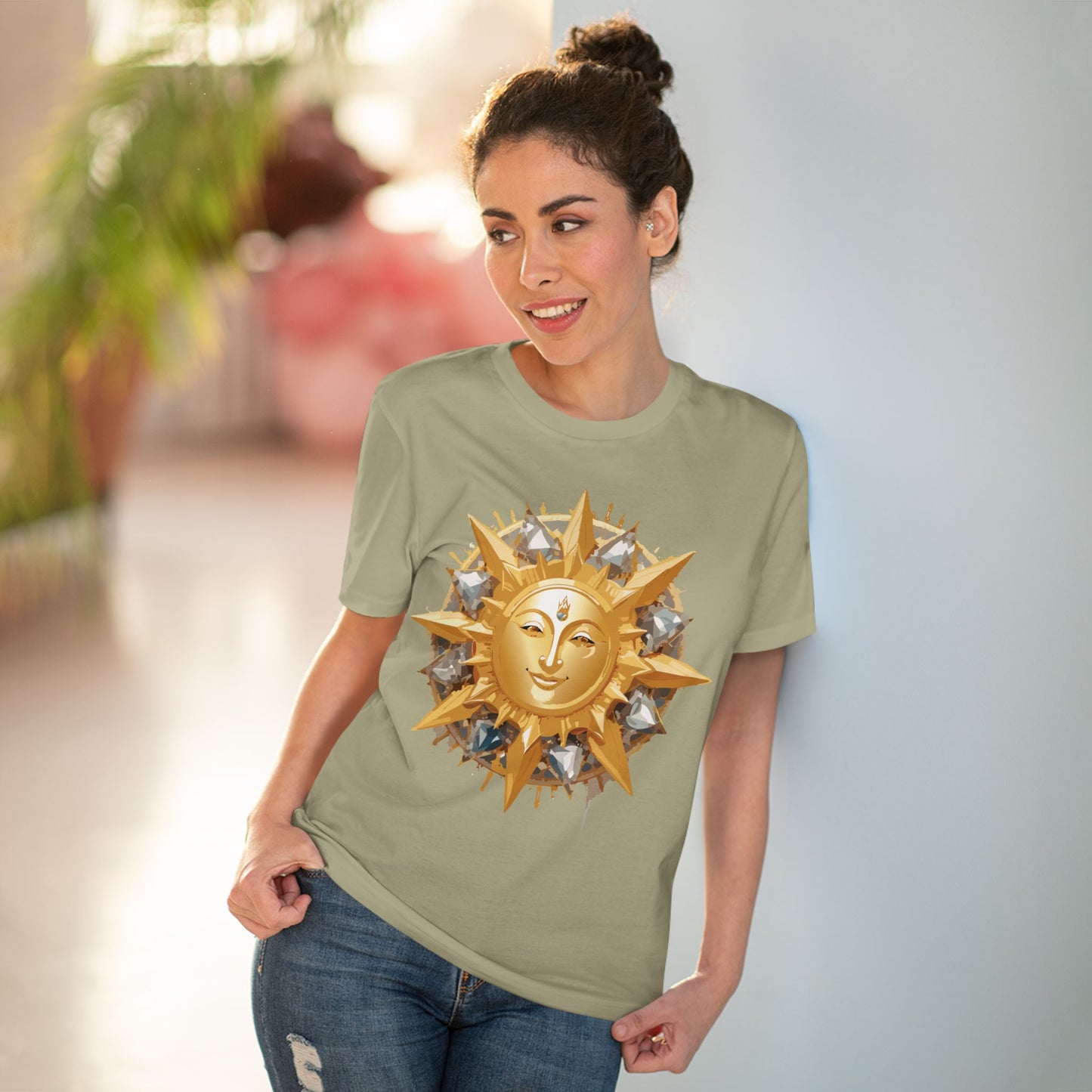 Organic T-shirt with Sun