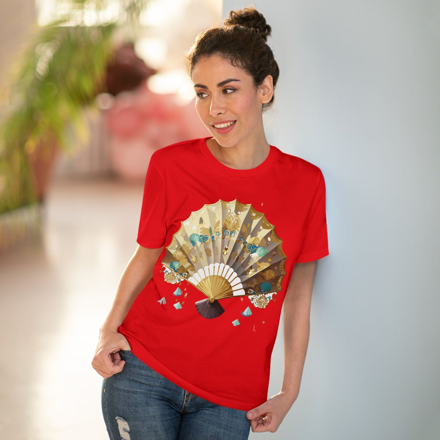 Organic T-shirt with Fan