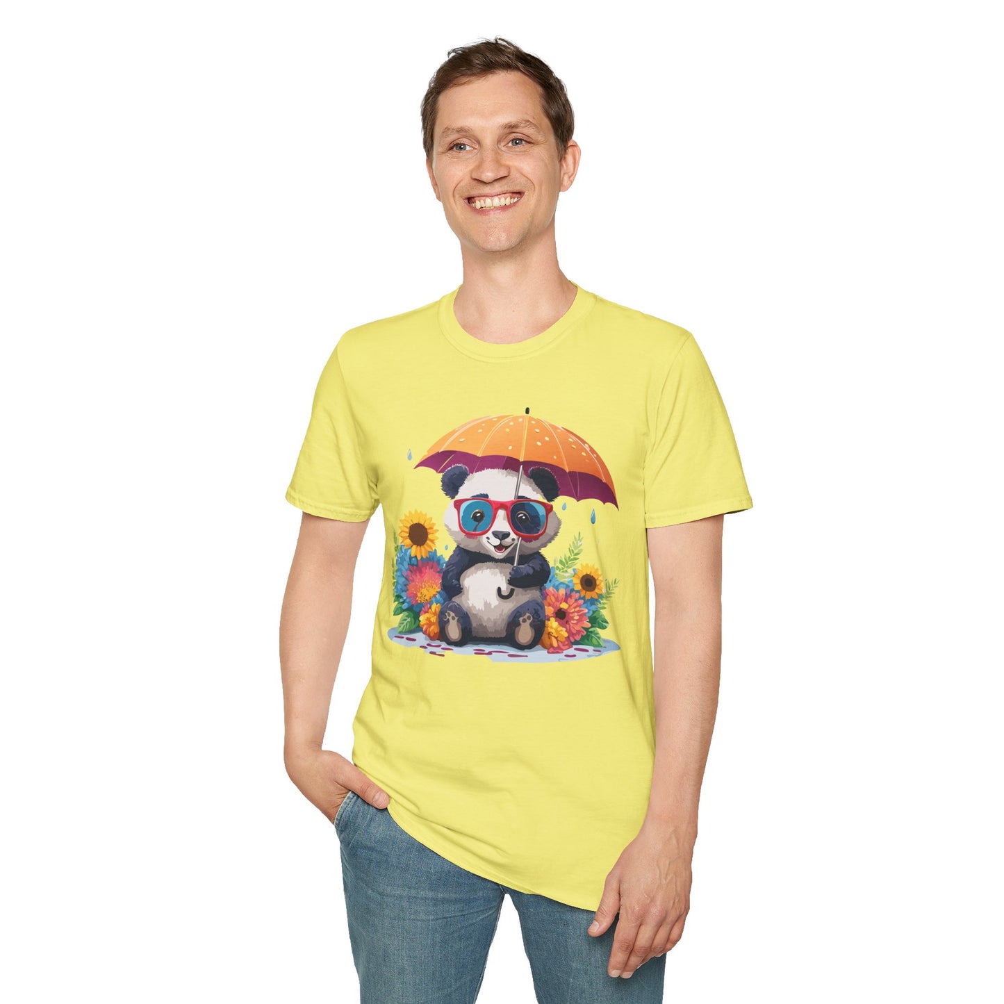 Panda Shirt, T Shirt with Panda, Animal Shirt, Tee Shirt with Animals