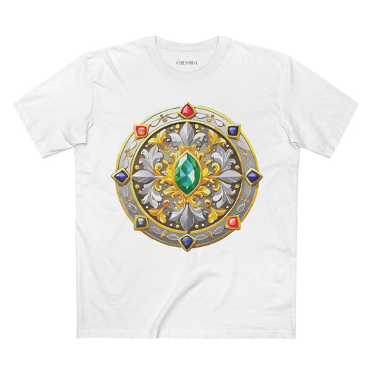Medallion Shirt, Shirt with Medallion, Tee Shirt with Medal