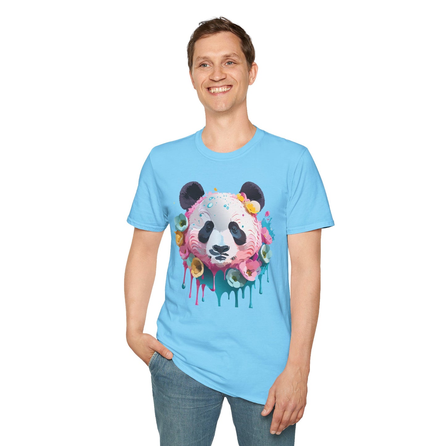 Panda Shirt, T Shirt with Panda, Animal Shirt, Tee Shirt with Animals