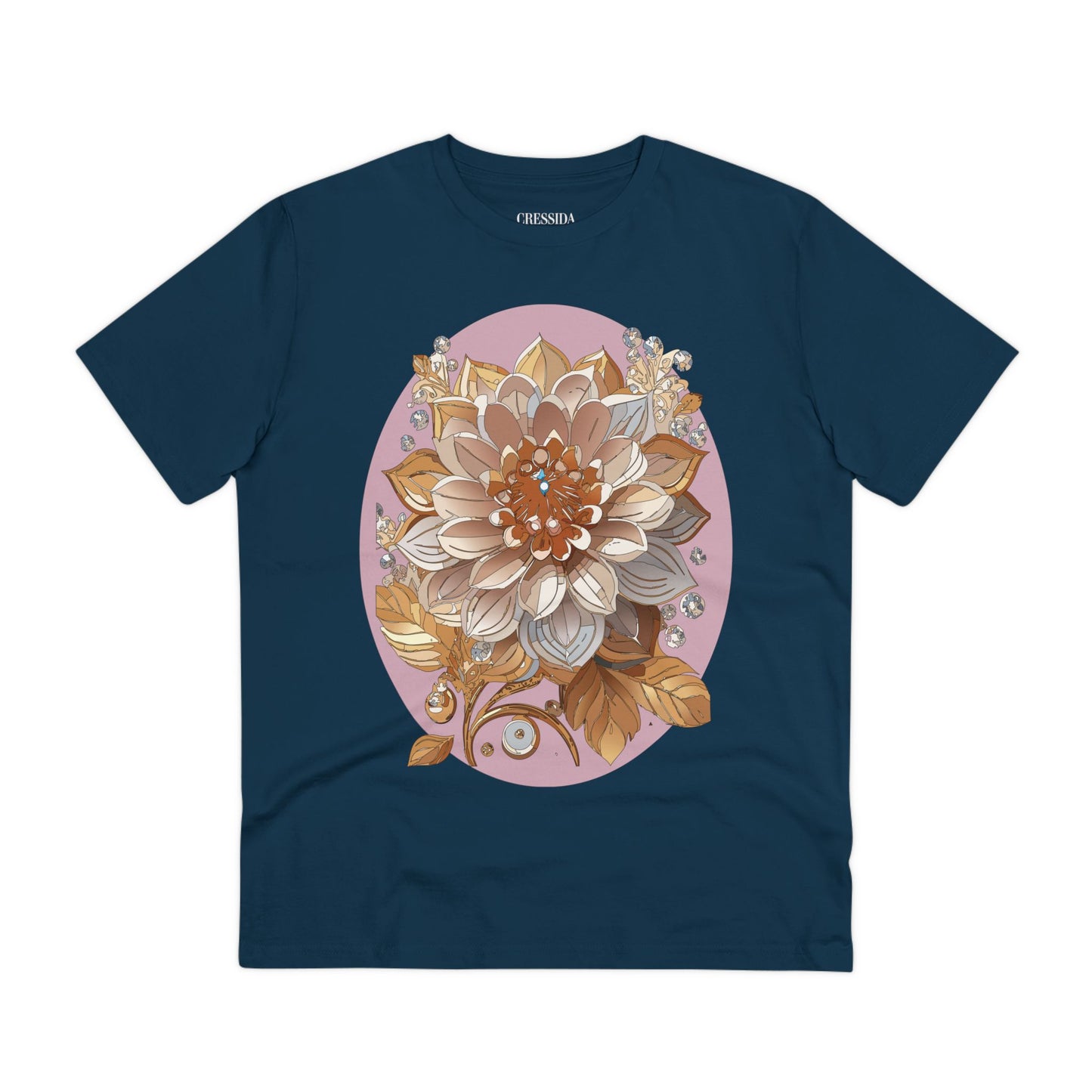 Organic T-shirt with Flower