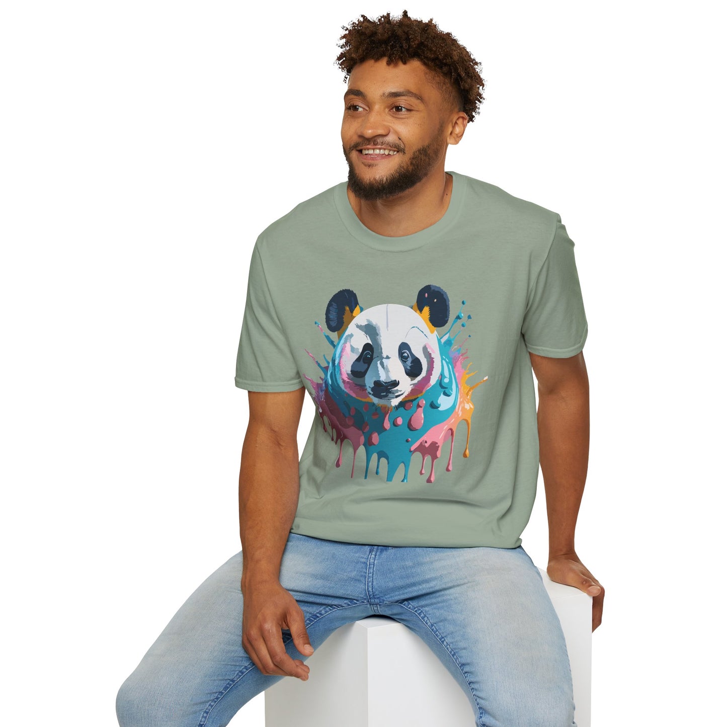 Panda Shirt, T Shirt with Panda, Animal Shirt, Tee Shirt with Animals