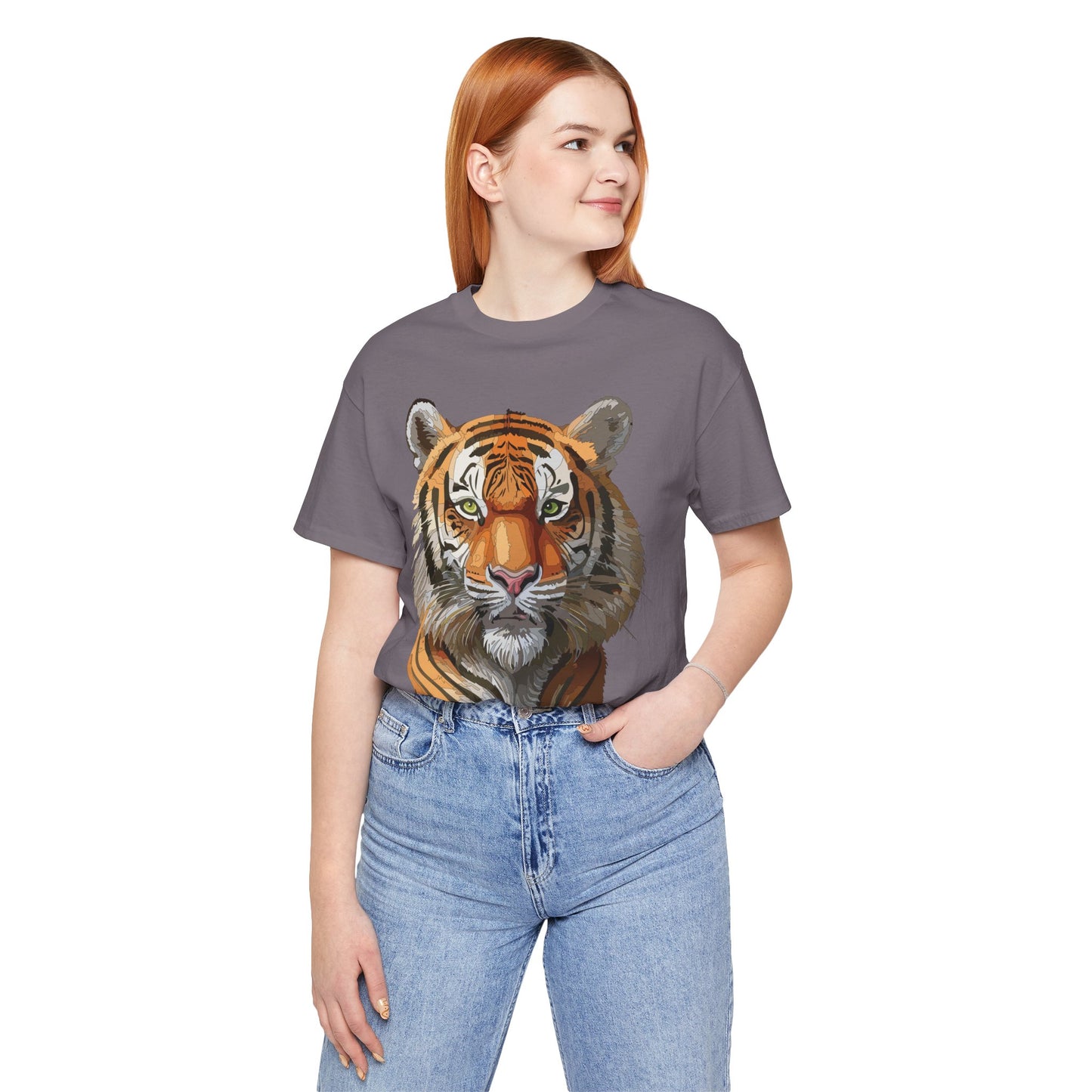 Unisex Animal Shirt, Tee Shirt with Animals, Art Design Tee Shirt, Wild Animals Shirt