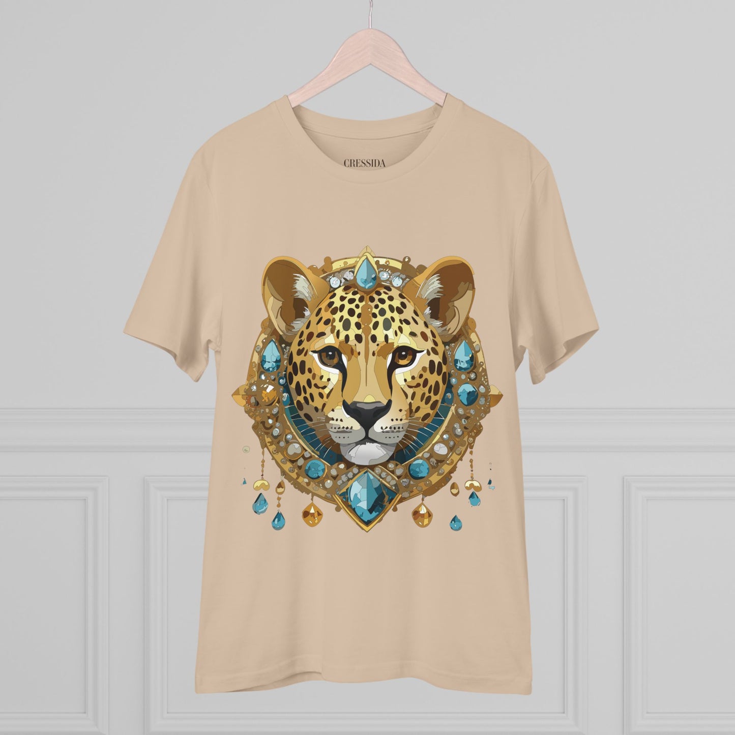 Organic T-shirt with Animals - Cheetah