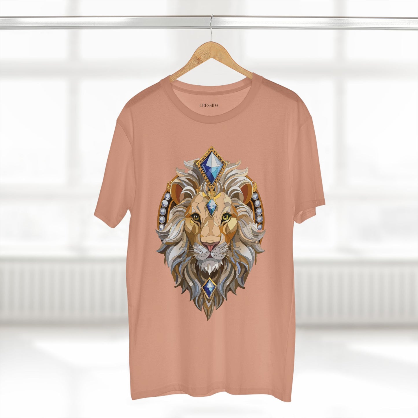 Unisex Animal Medallion Graphic Tee 100 Percent Cotton Premium Shirt