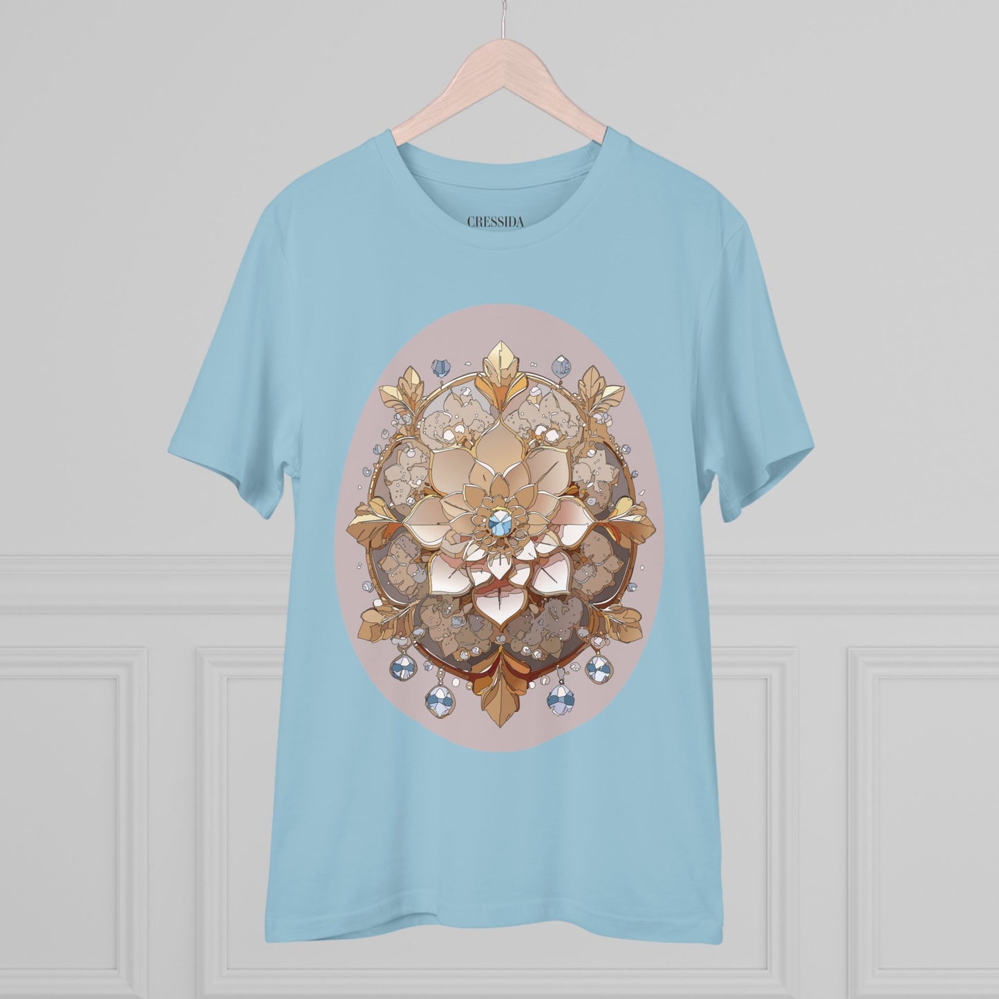 Organic T-shirt with Flower