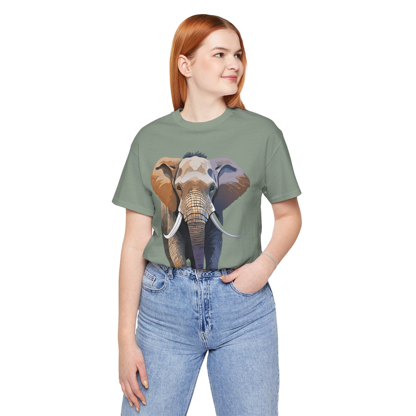 Unisex Animal Shirt, Tee Shirt with Animals, Art Design Tee Shirt, Wild Animals Shirt