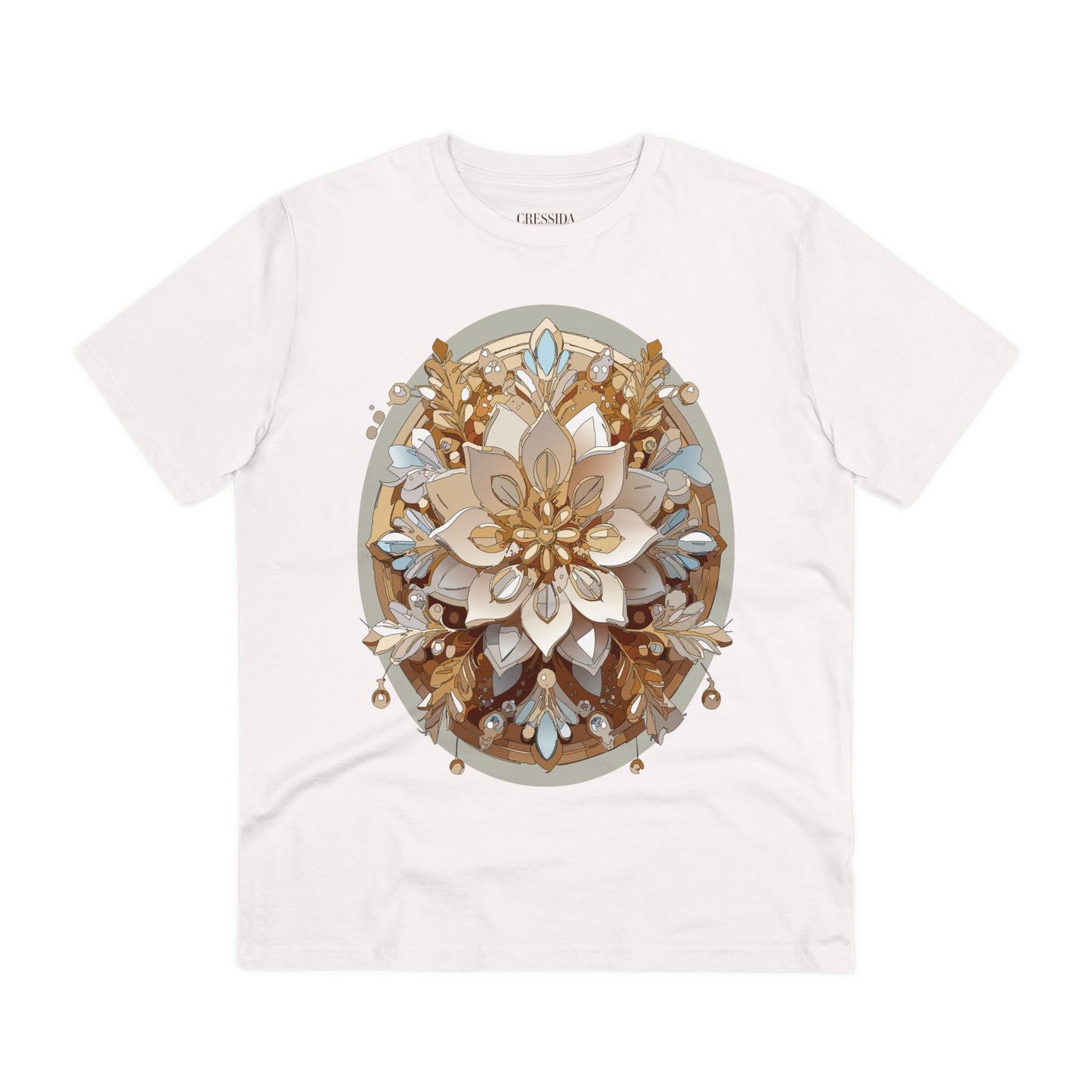 Organic T-shirt with Flower