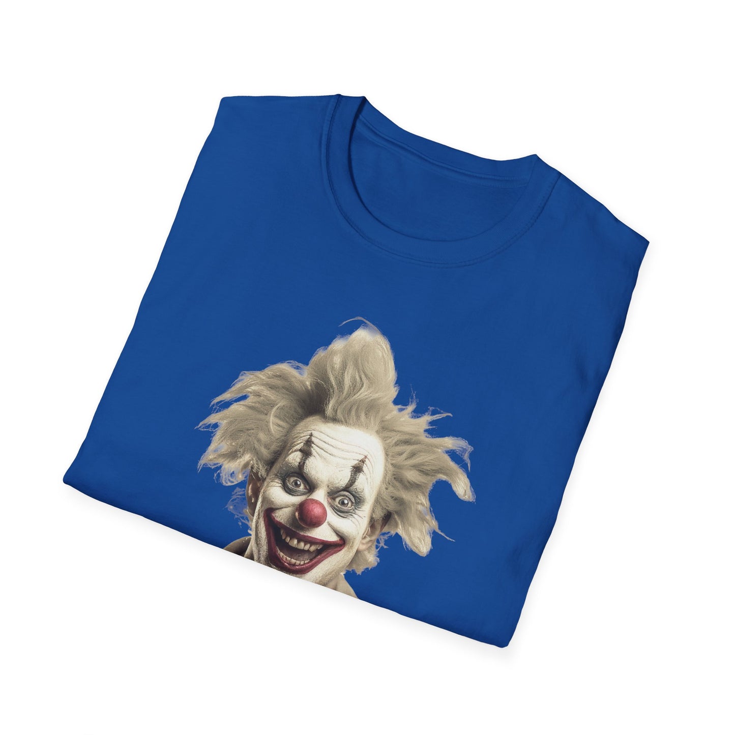 Clown Shirt, T Shirt with Clown, Funny Man Shirt, Tee Shirt with Funny Man, Circus Shirt, Shirt with Circus, Scary Man Shirt, Shirt with Scary Man