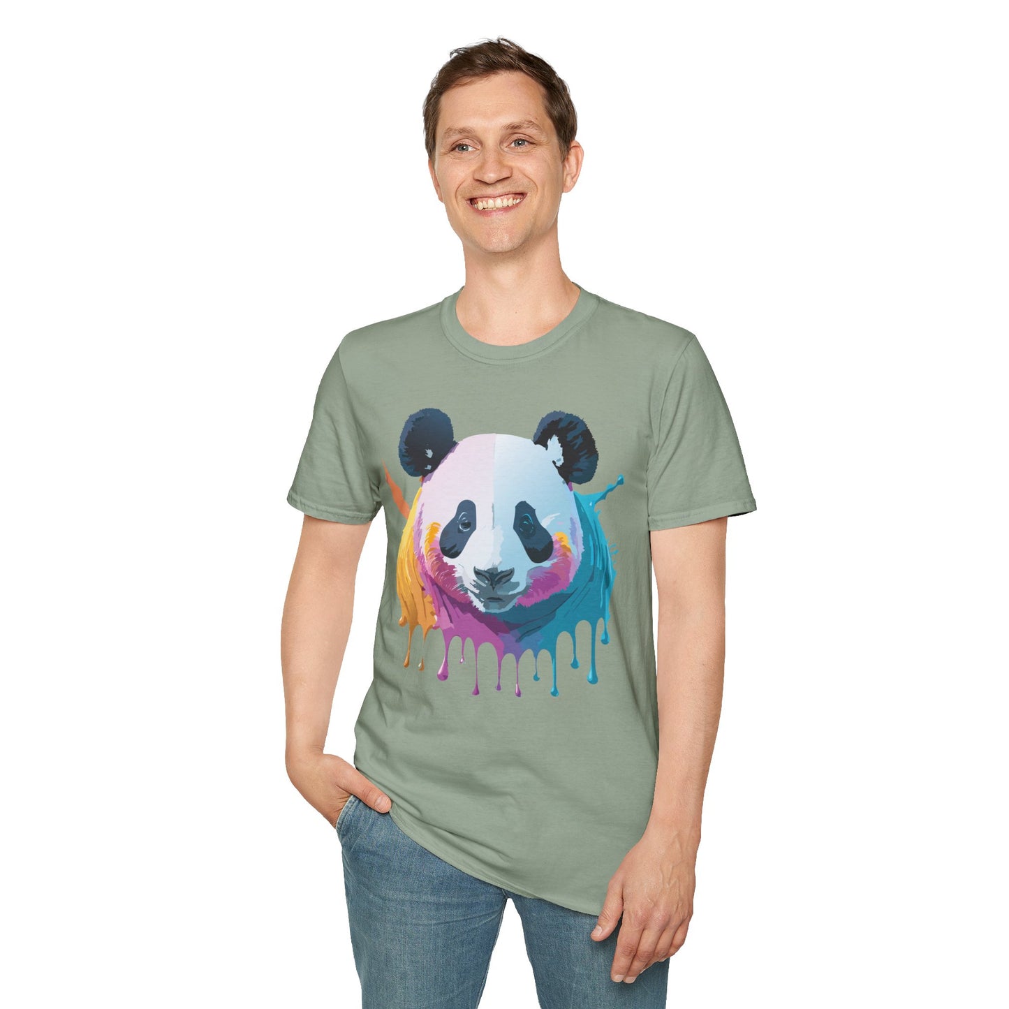 Panda Shirt, T Shirt with Panda, Animal Shirt, Tee Shirt with Animals