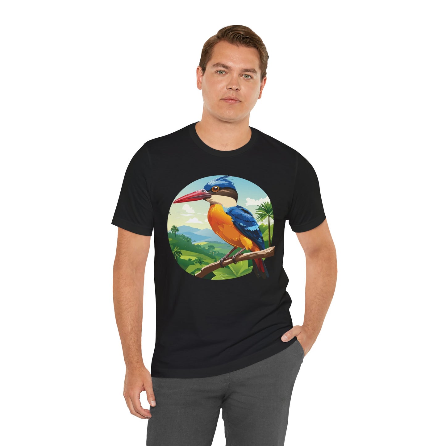 Unisex Animal Shirt, Tee Shirt with Animals, Art Design Tee Shirt, Wild Animals Shirt