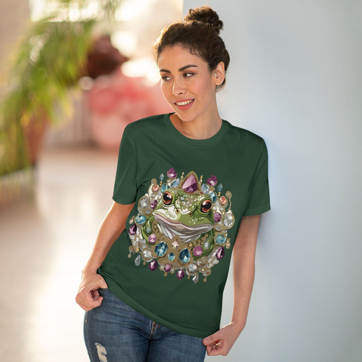 Organic T-shirt with Animals - Frog