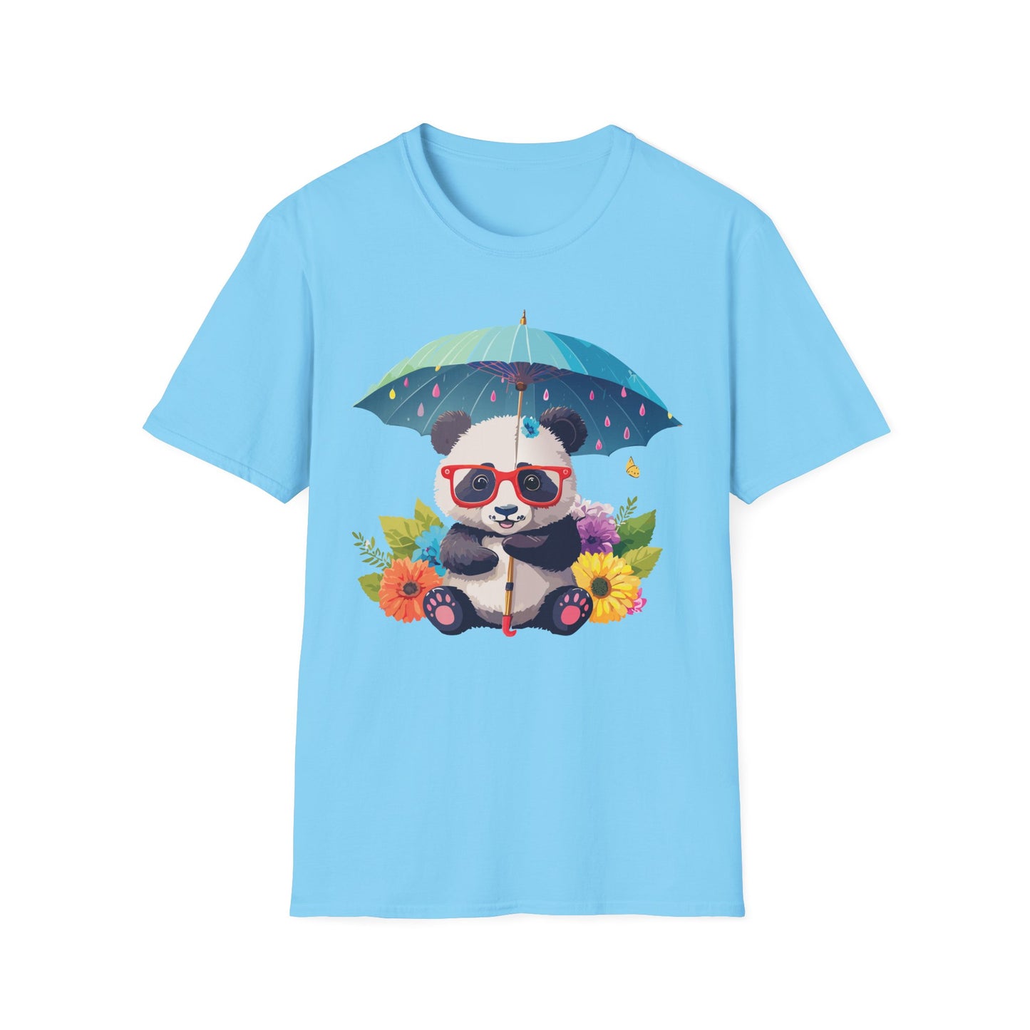 Panda Shirt, T Shirt with Panda, Animal Shirt, Tee Shirt with Animals