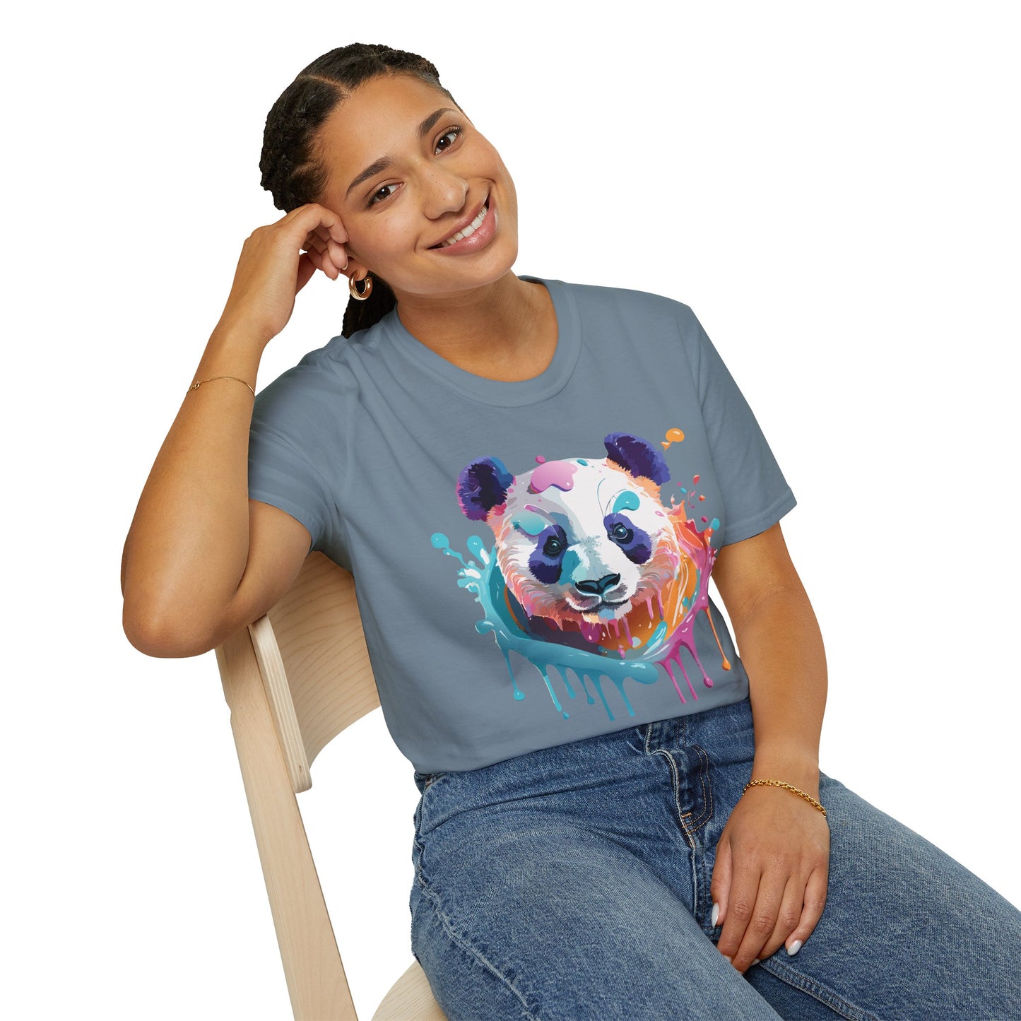 Panda Shirt, T Shirt with Panda, Animal Shirt, Tee Shirt with Animals