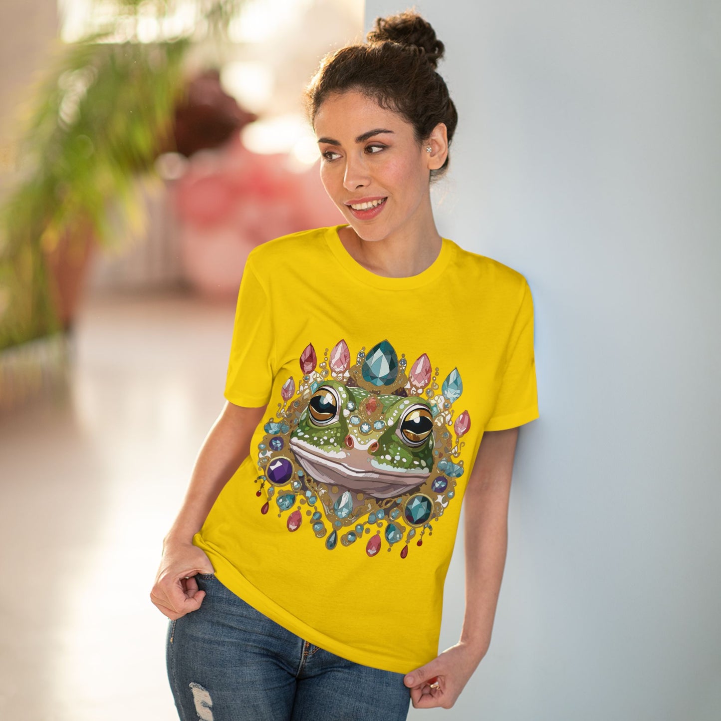 Organic T-shirt with Animals - Frog